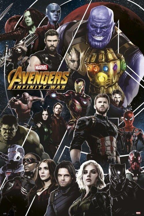 Poster, film poster Avengers: Infinity War 61x91,5 cm