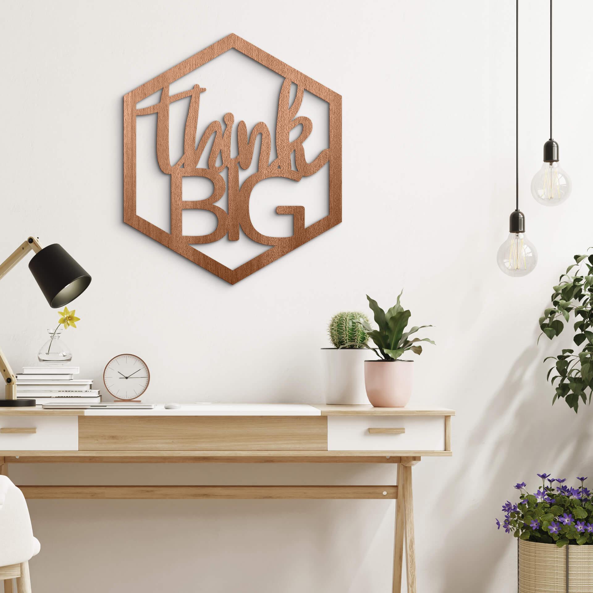 Decoración en madera de caoba - Think Big