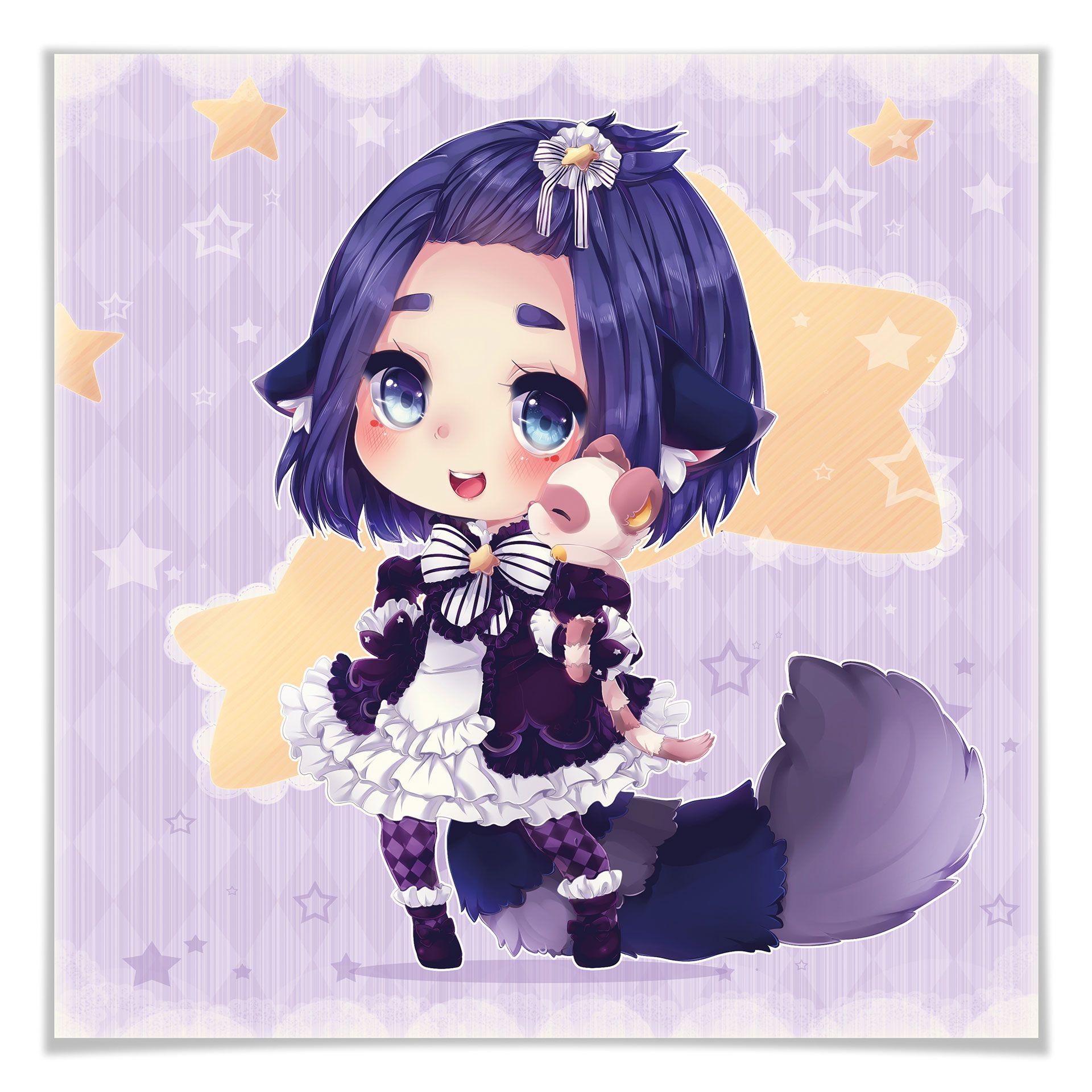 Póster La Doll Blanche - Chibi Esther