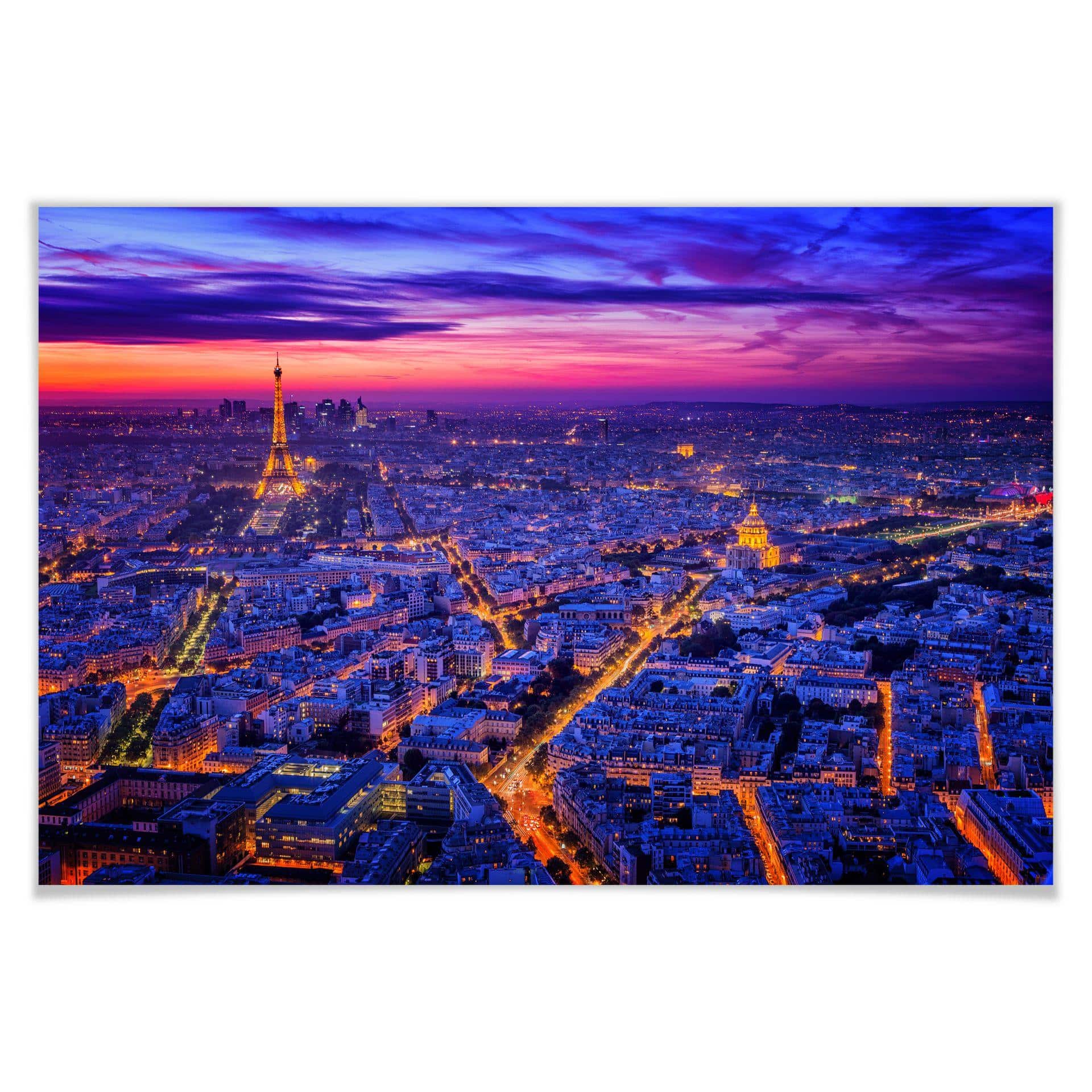 Poster - Miguel - Paris la nuit