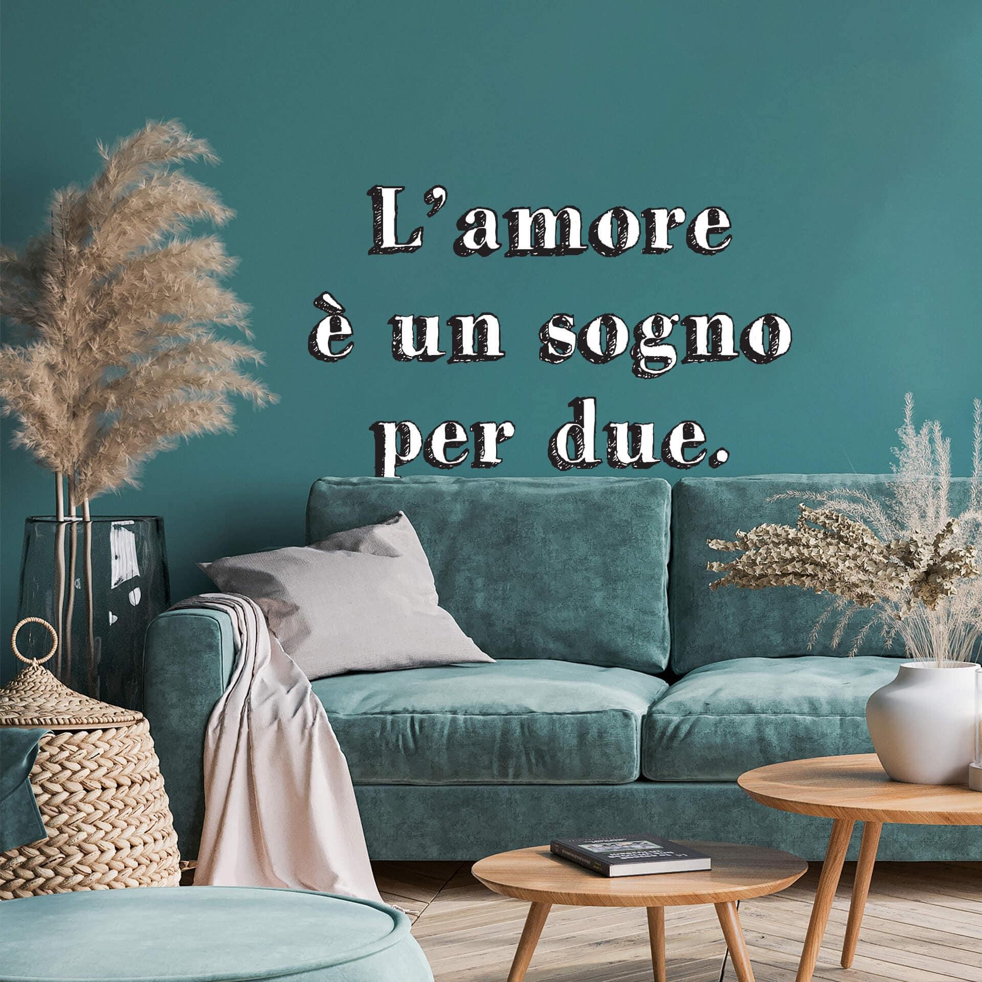 Sticker mural L'amore è un sogno per due