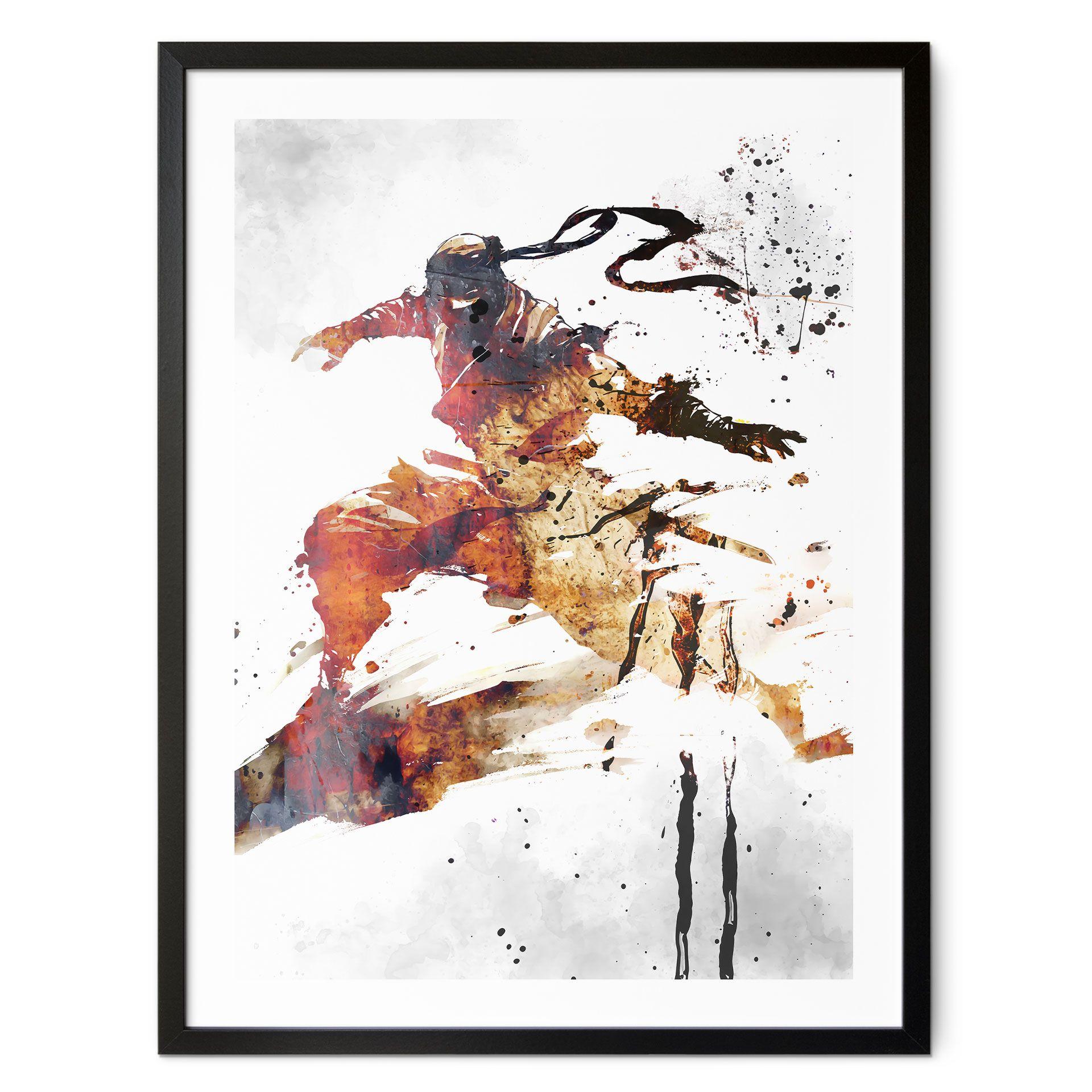 Póster Ninja Volador - Kulik