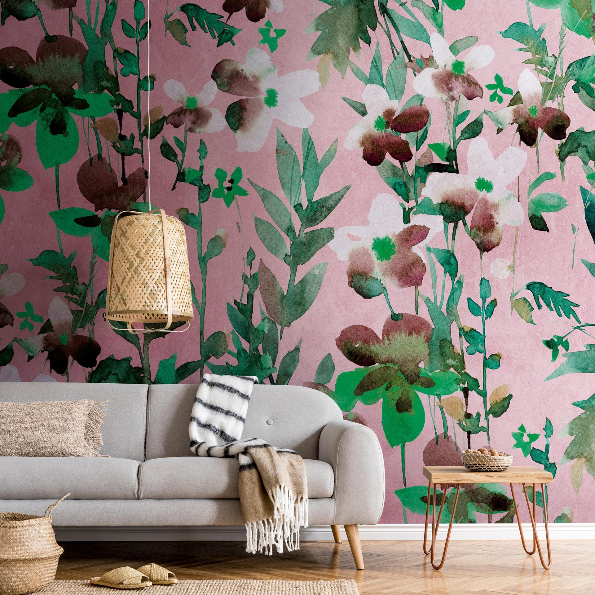 Livingwalls Metropolitan stories THE WALL blomstret tapet