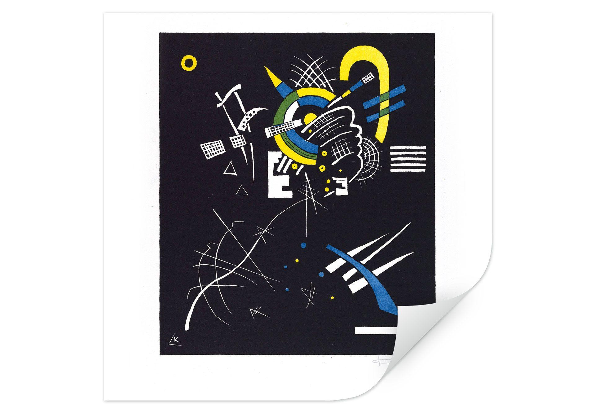 Zelfklevende Poster Kandinsky - Small World 7