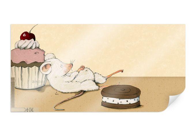 Poster - Loske - Souris et muffin - Panorama