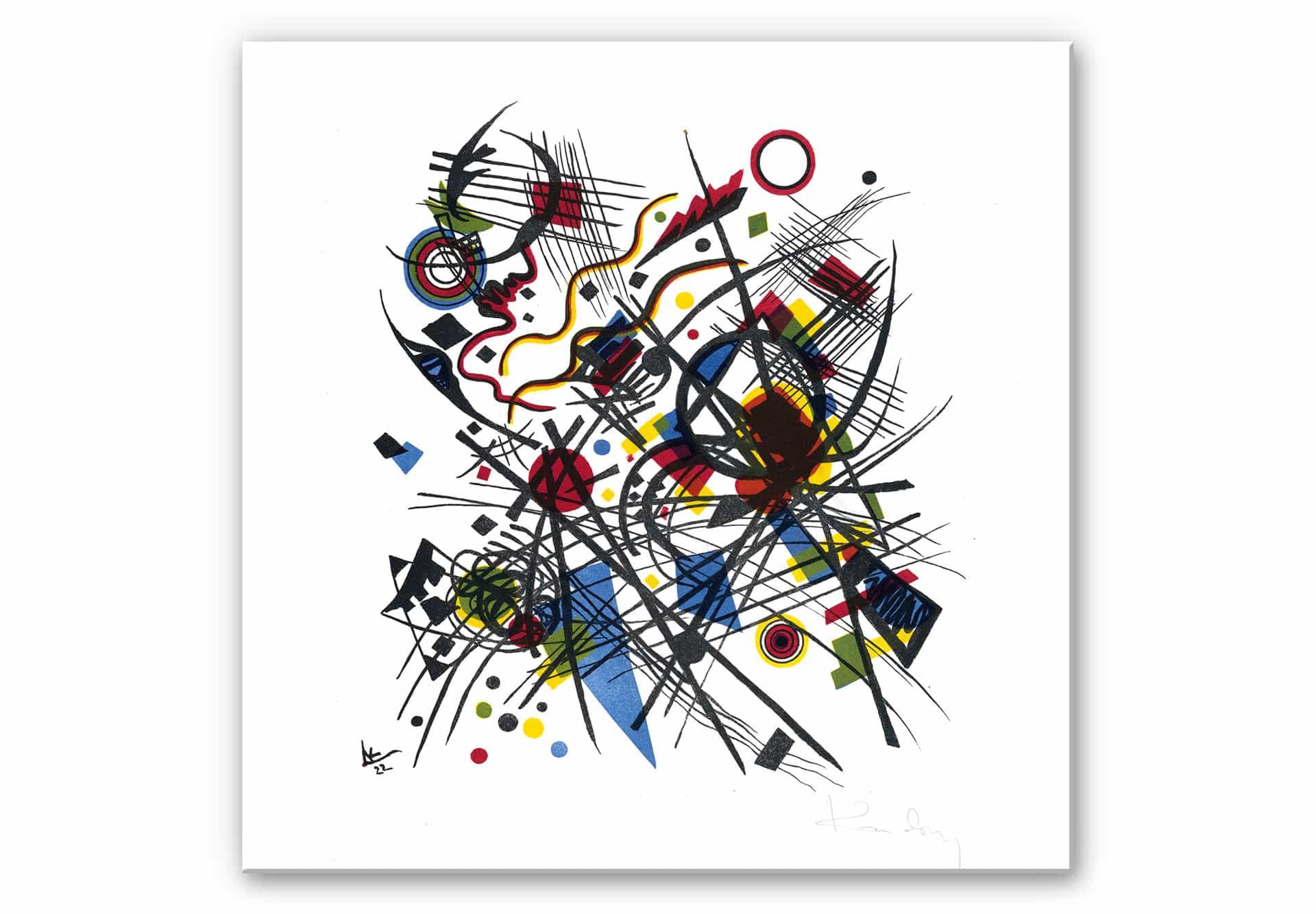 Wanddecoratie Kandinsky – Lithografie