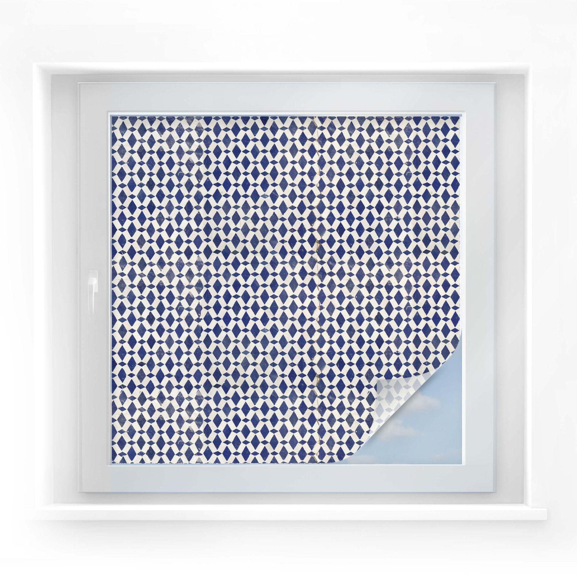 Lámina de privacidad Holland azulejos 02 - cuadrado