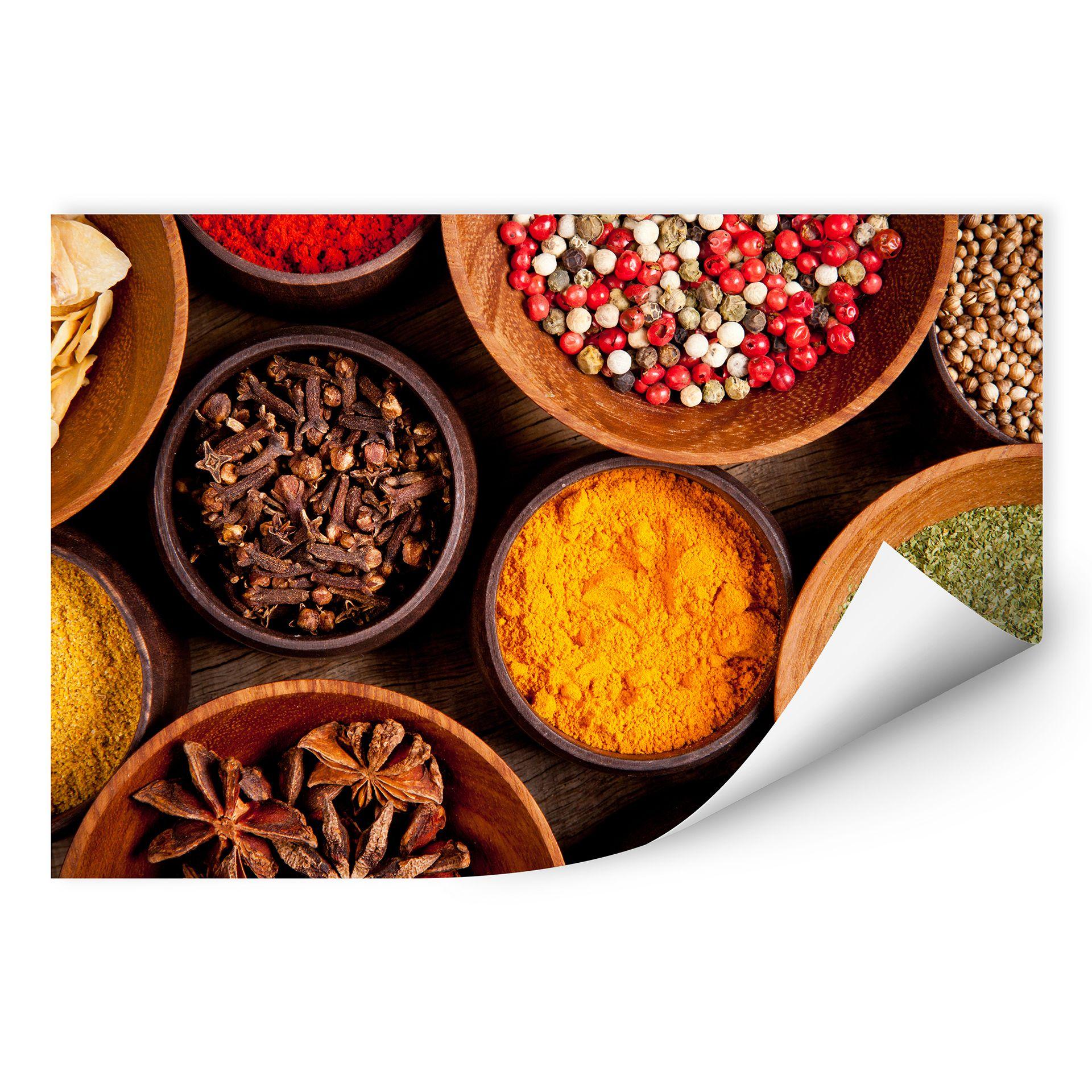 Zelfklevende Poster - Spices