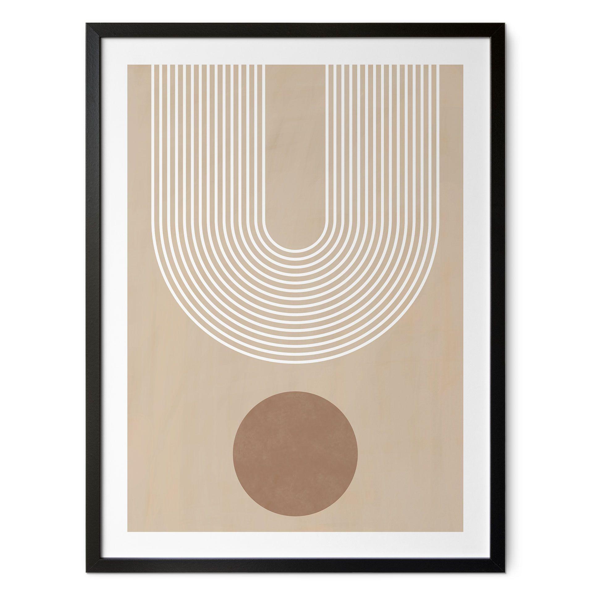 Plakat Abstrakt geometri i balance - Ristova
