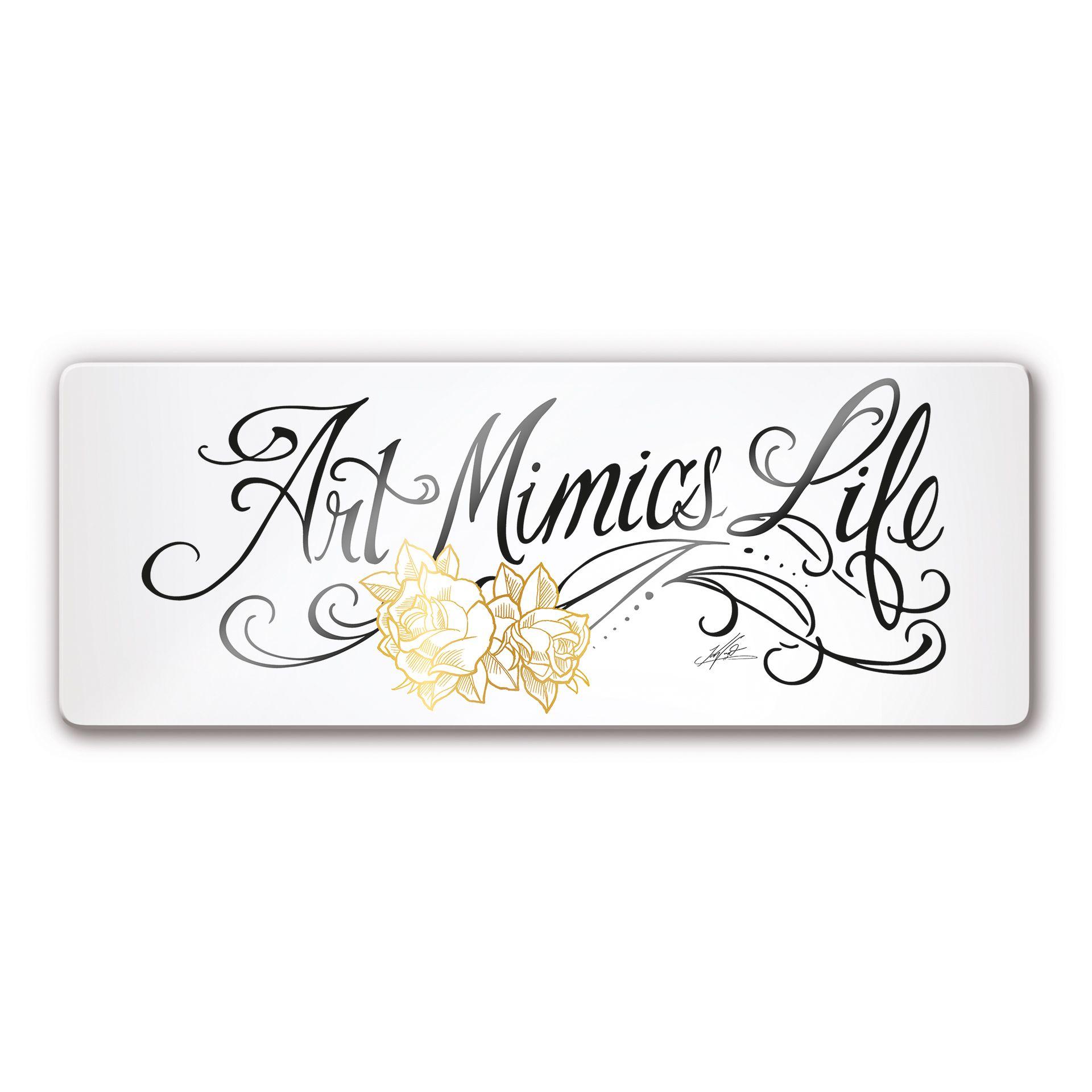 Tableau en verre - LA Ink - Art Mimics Life