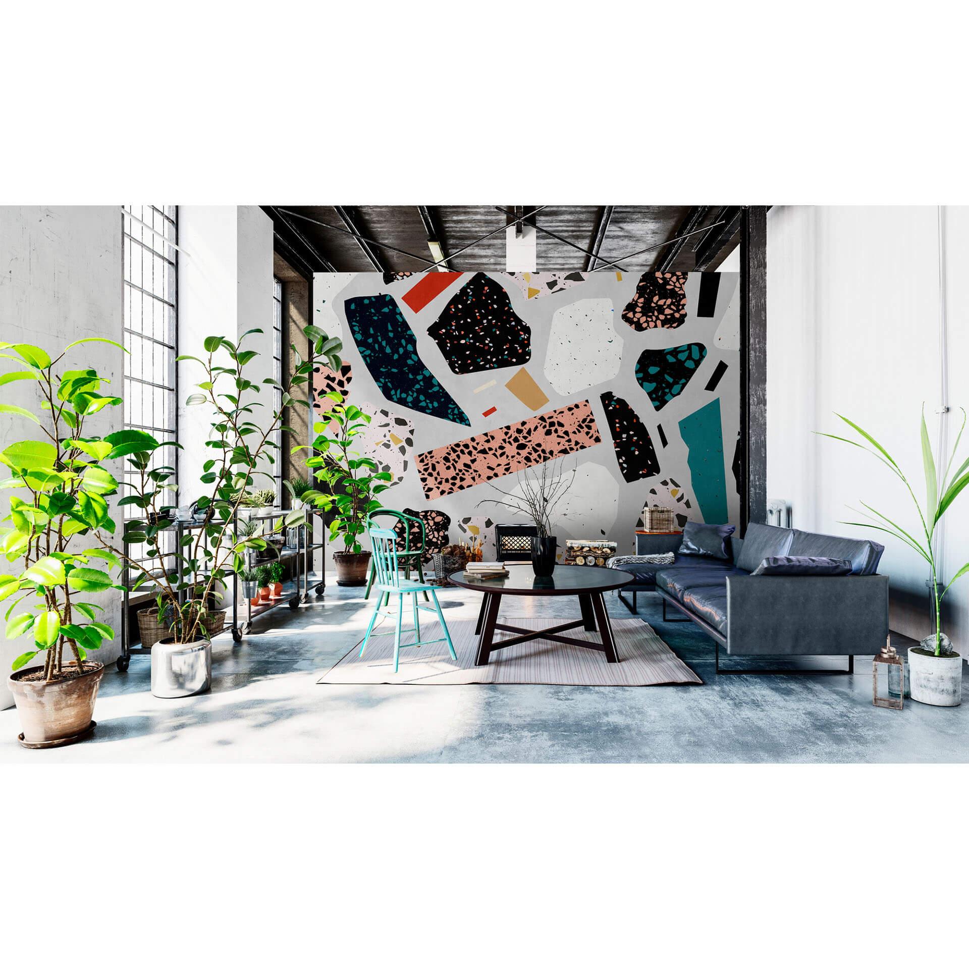 Livingwalls Fototapet Walls by Patel 2 terrazzo 1
