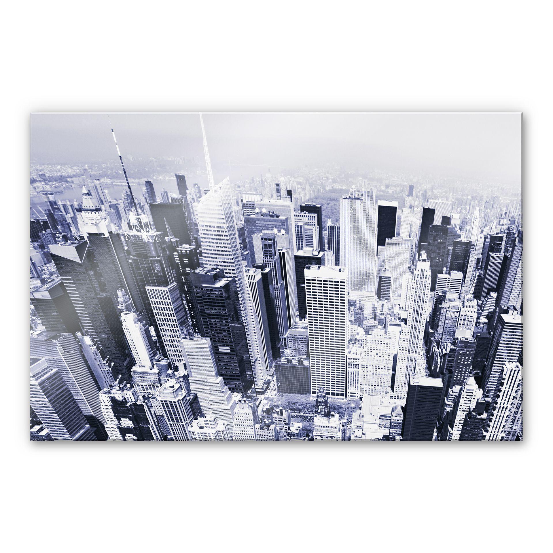Akrylbillede Manhattan luftfoto