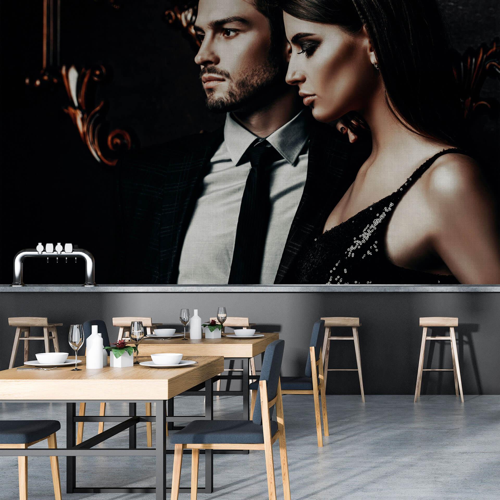 Livingwalls Fototapet Walls by Patel 2 Black Tie 1