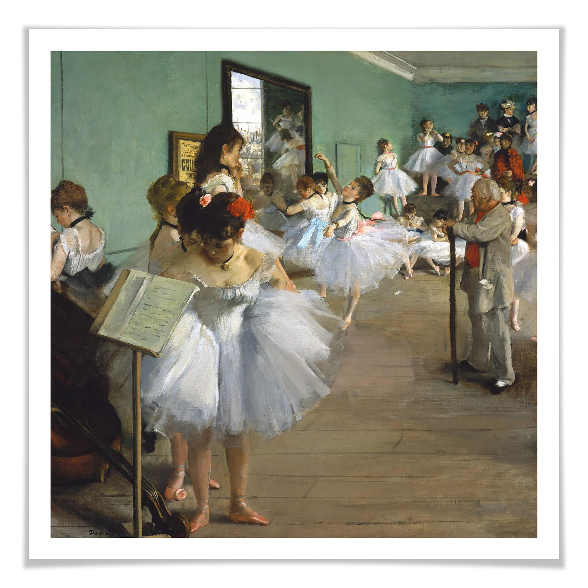 Póster Degas - La clase de baile