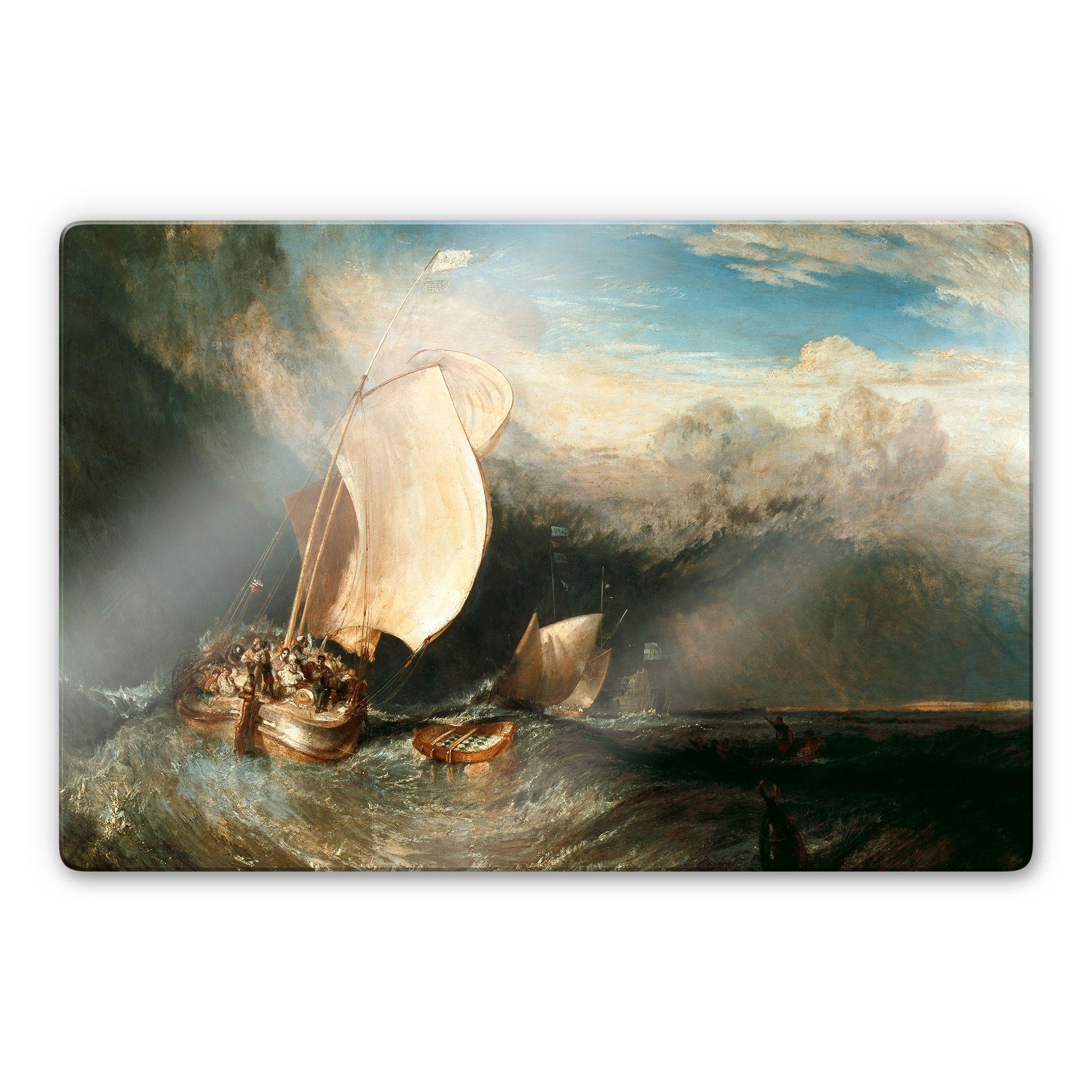 Glasbillede - Turner - Fiskekuttere