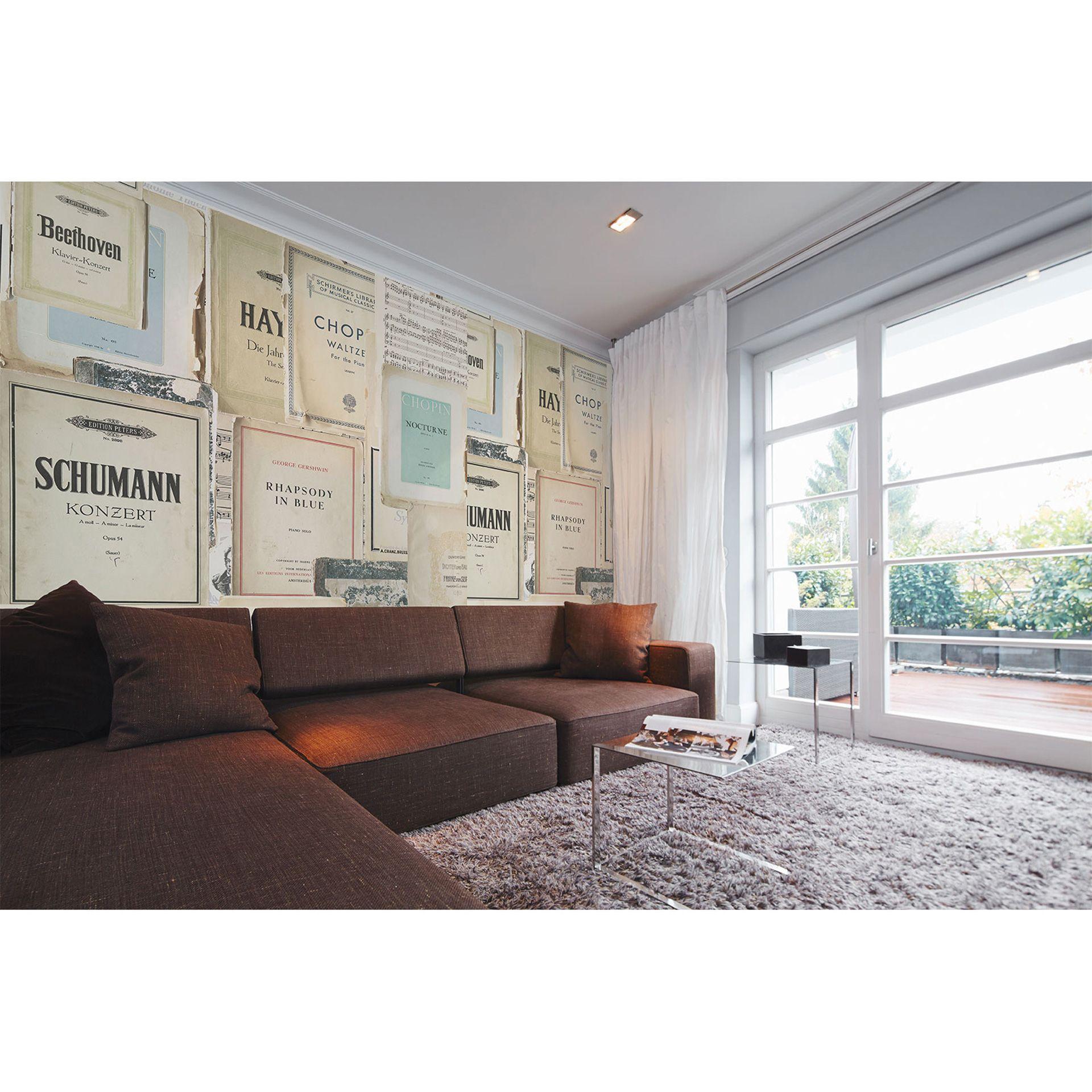Architects Paper Papier peint photo Atelier 47 Sheet of Music