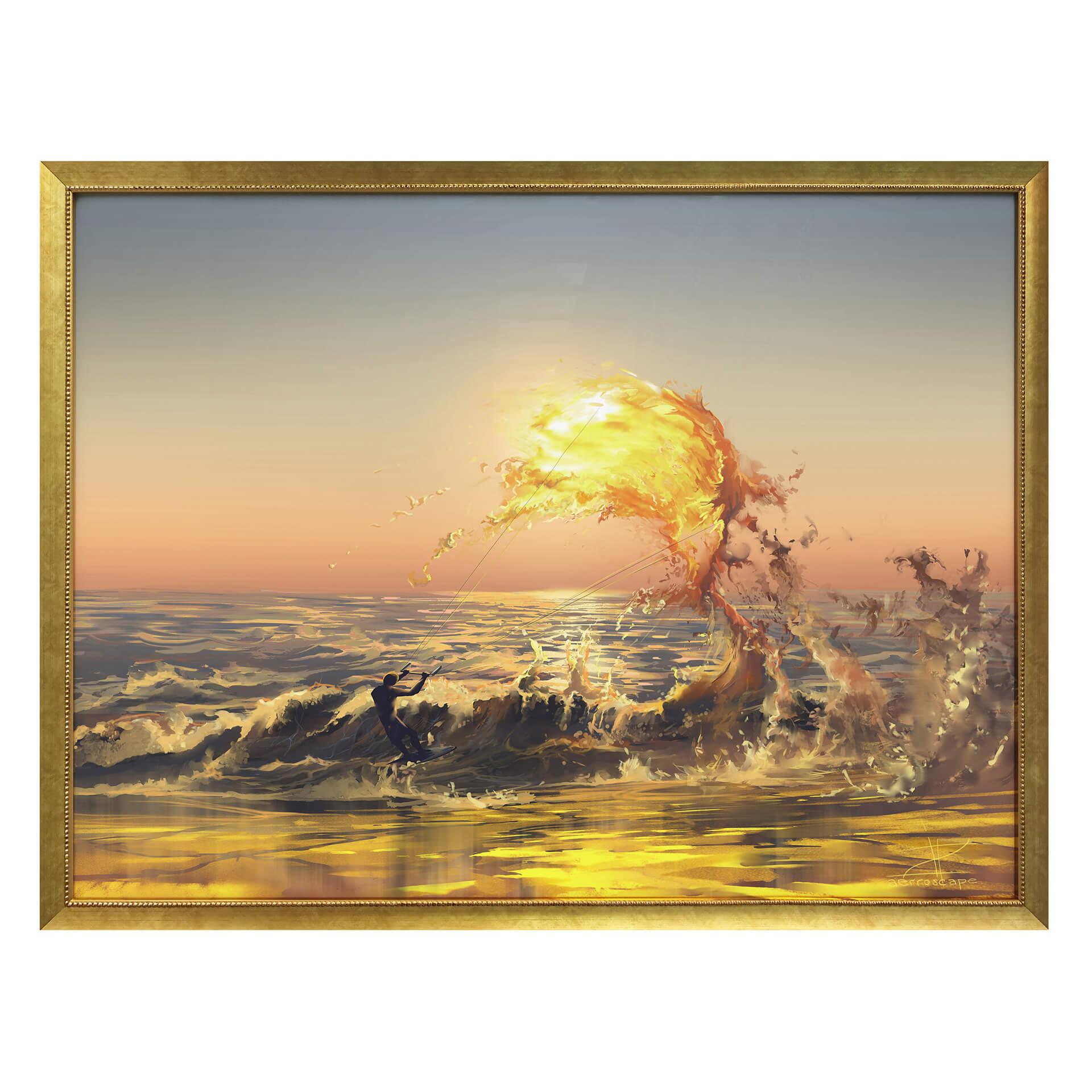 Póster aerroscape - Fire Surfer