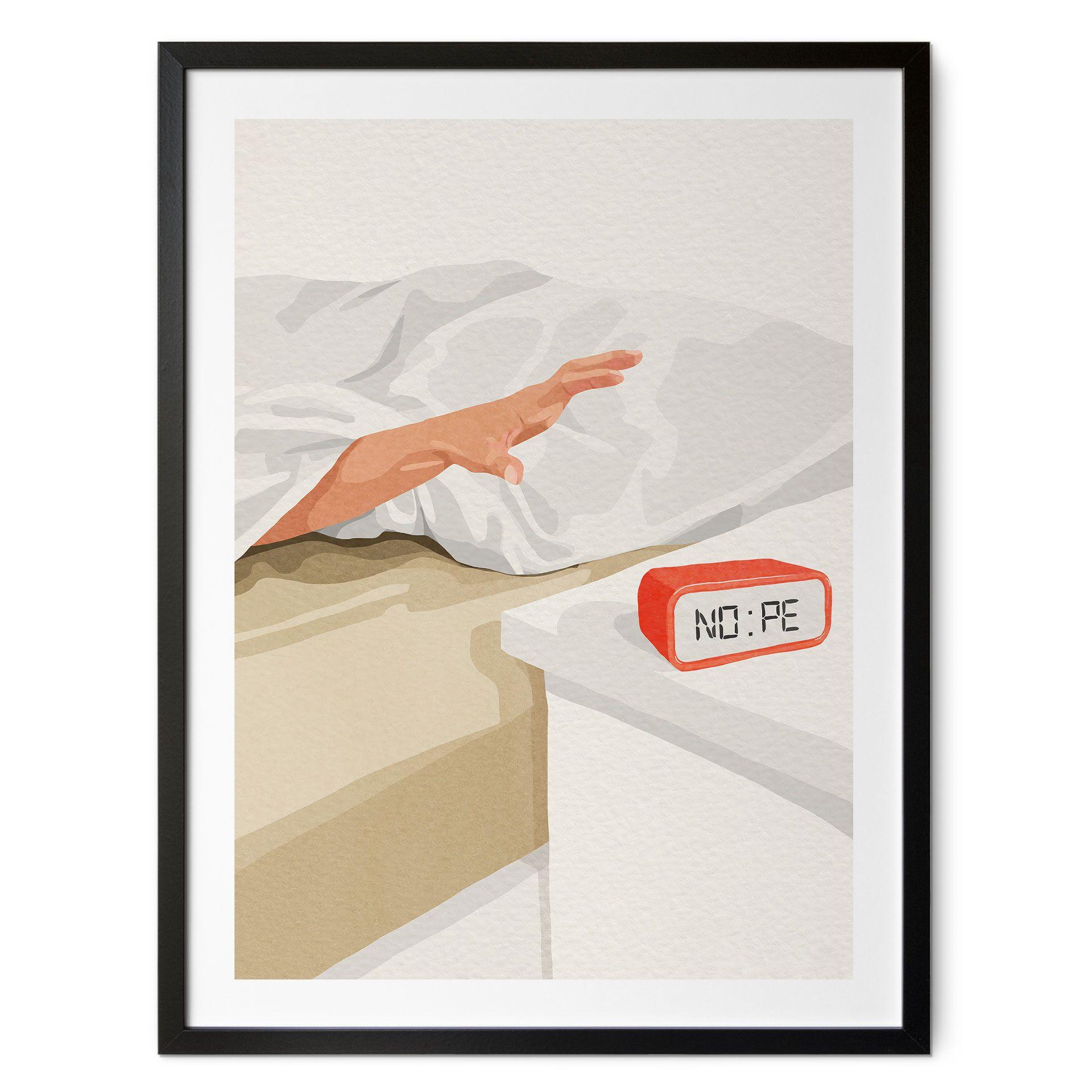 Póster Nope - Despertador por la mañana - Dekel