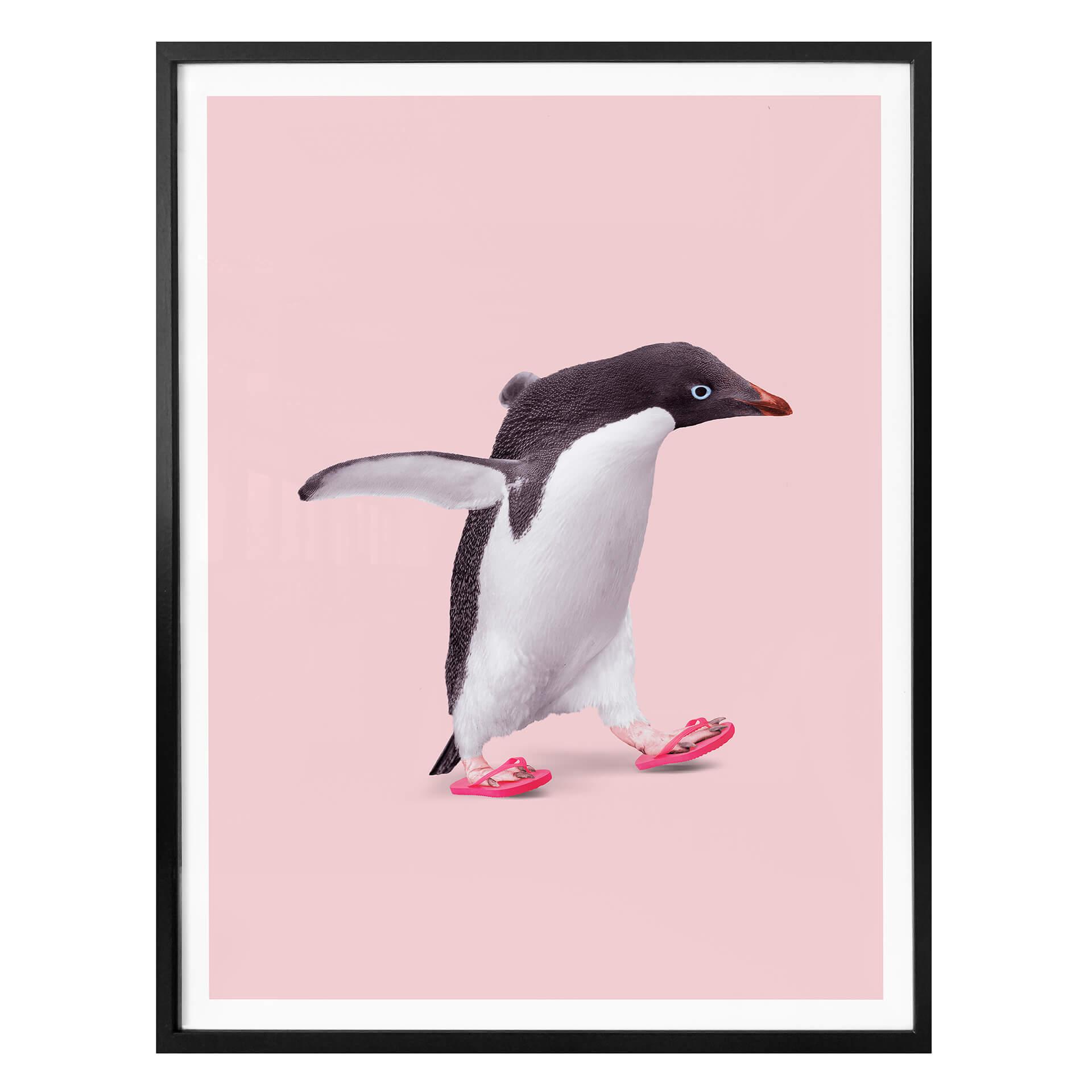 Póster Suelto - Flip Flop Penguin