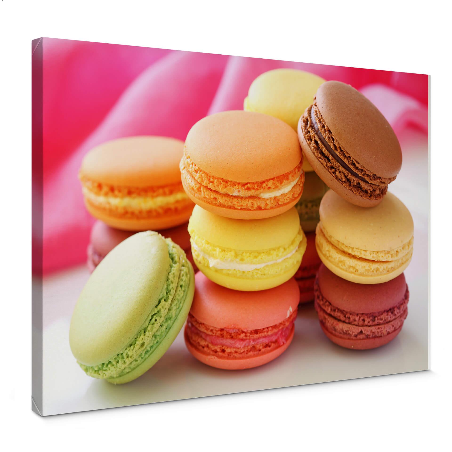 Lienzo Macarons dulces