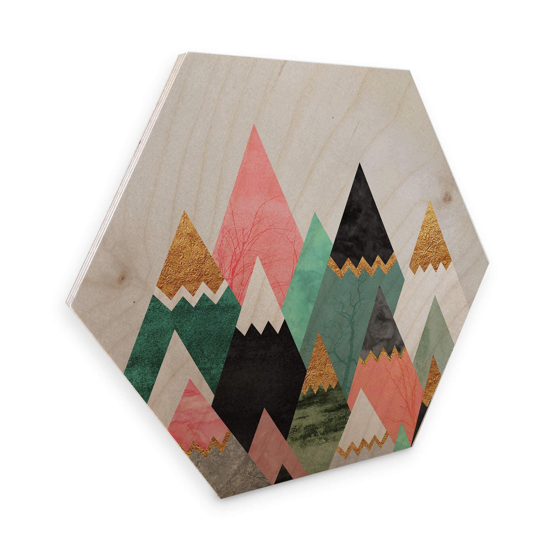 Hexagon Hout Fredriksson - Bonte Bergen