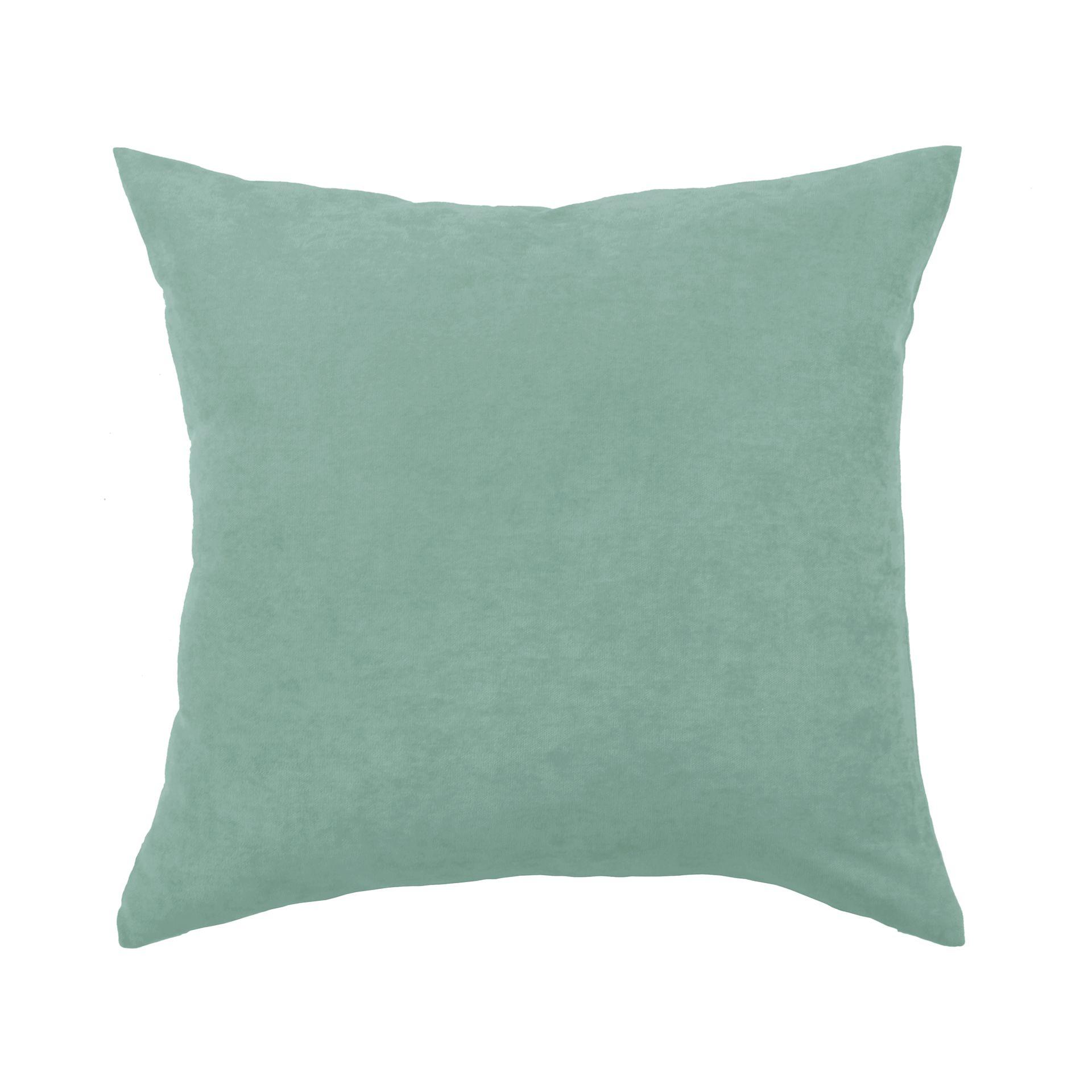 Uni Kissenhülle in mint in 40x40 cm