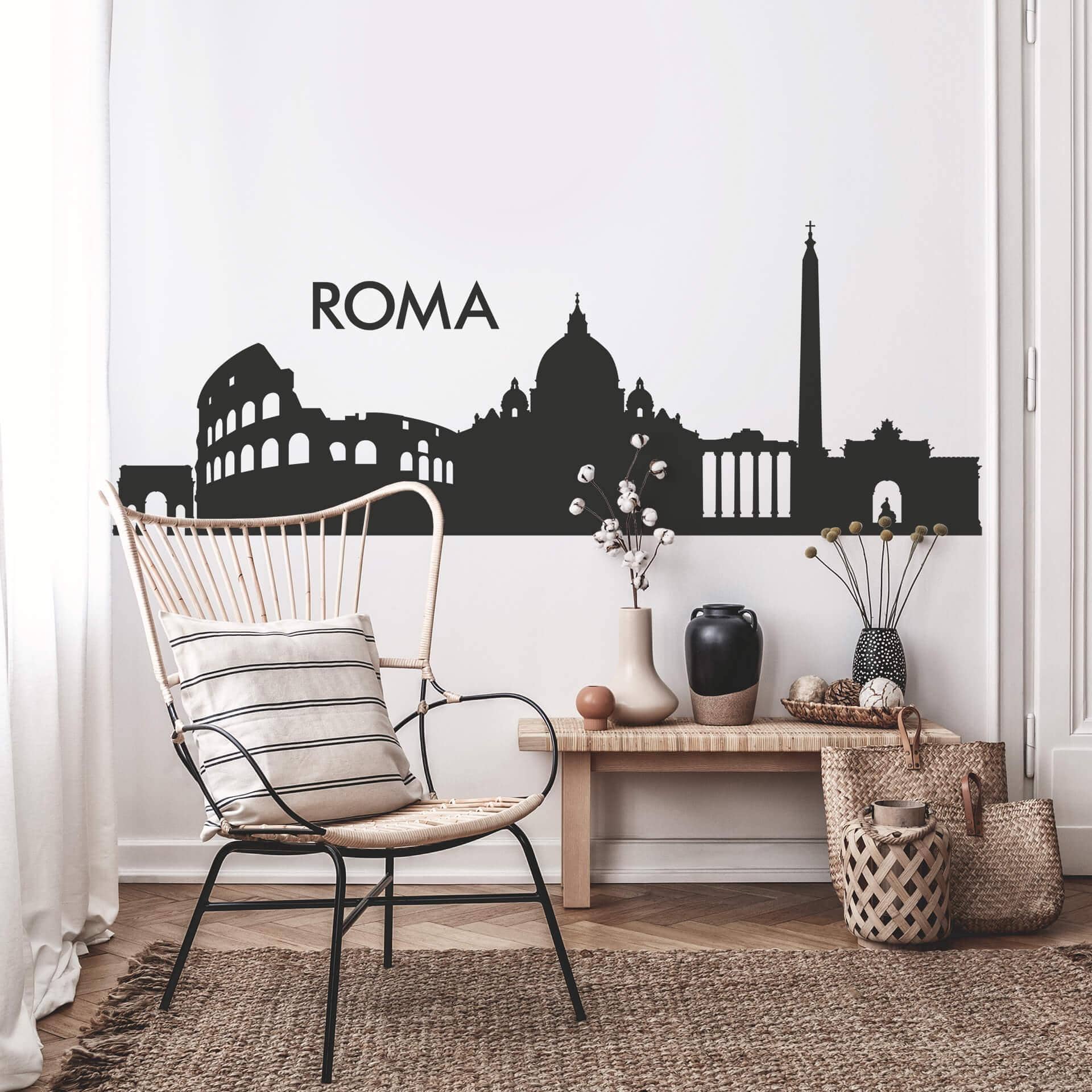Sticker mural Rome Skyline 2