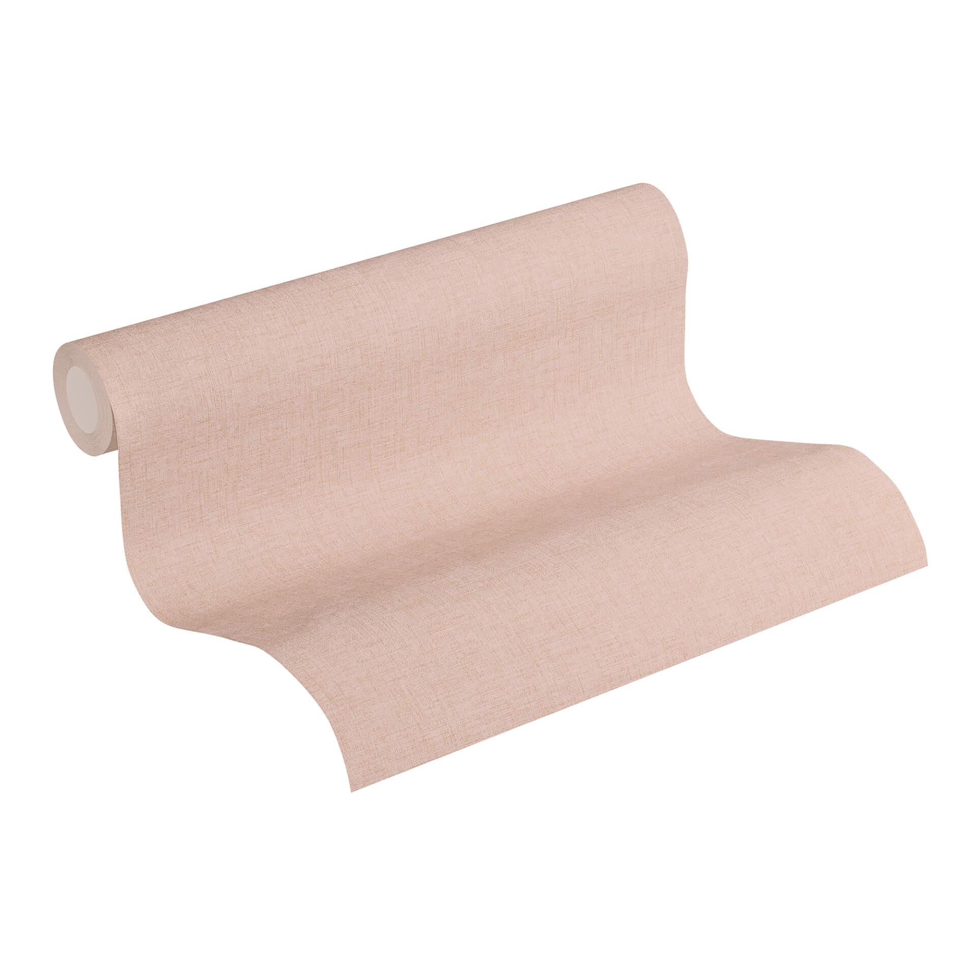 Papel pintado no tejido rosa monocolor New Walls de Livingwalls