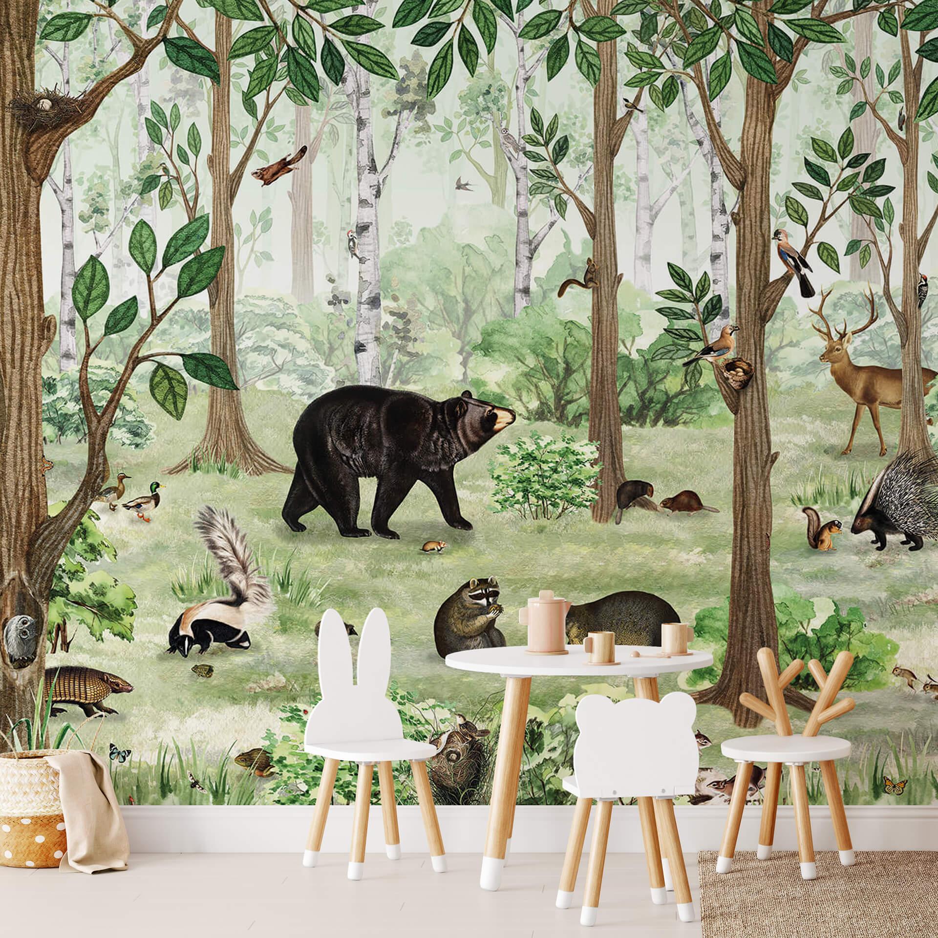 Kikki Belle - fotomural de búsqueda en el bosque