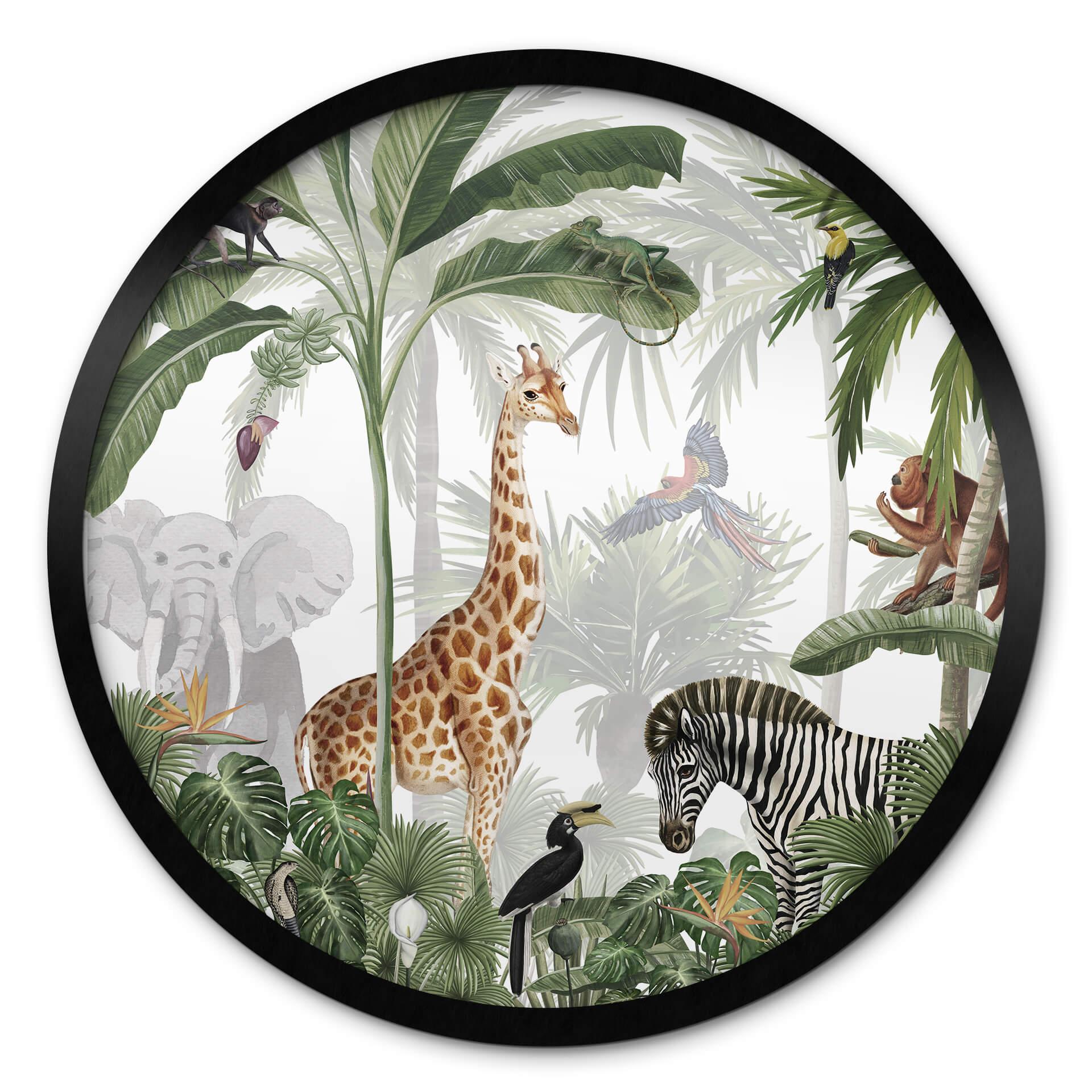 Póster Kikki Belle - Jungle Jive - Redondo