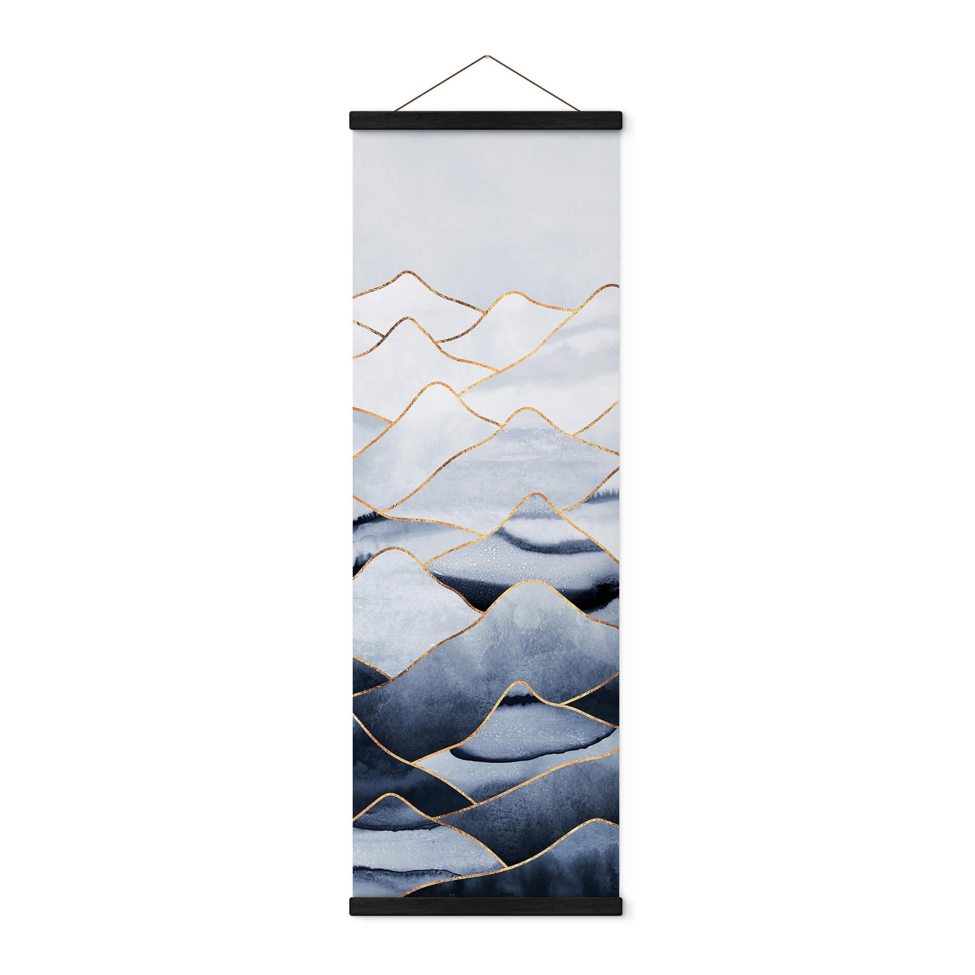 Póster de tela Fredriksson - Las montañas - Panorama