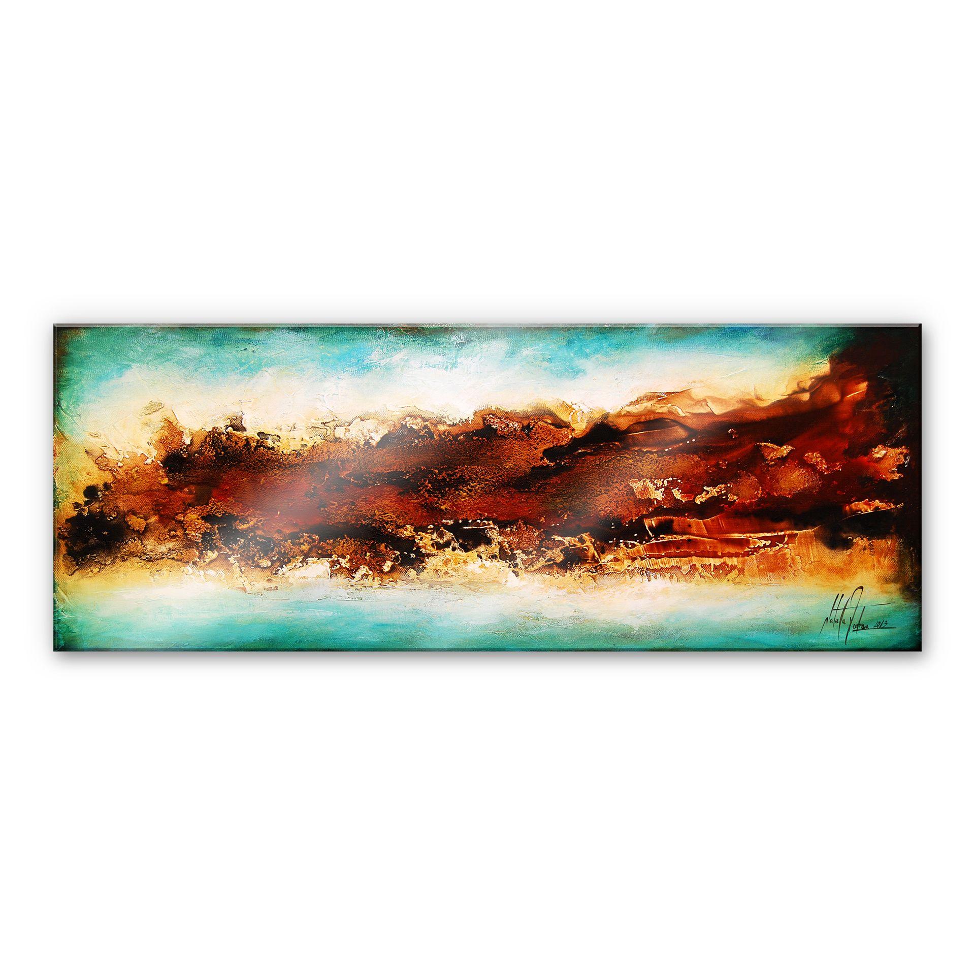 Akrylbillede Fedrau - Uventet genforening -Panorama