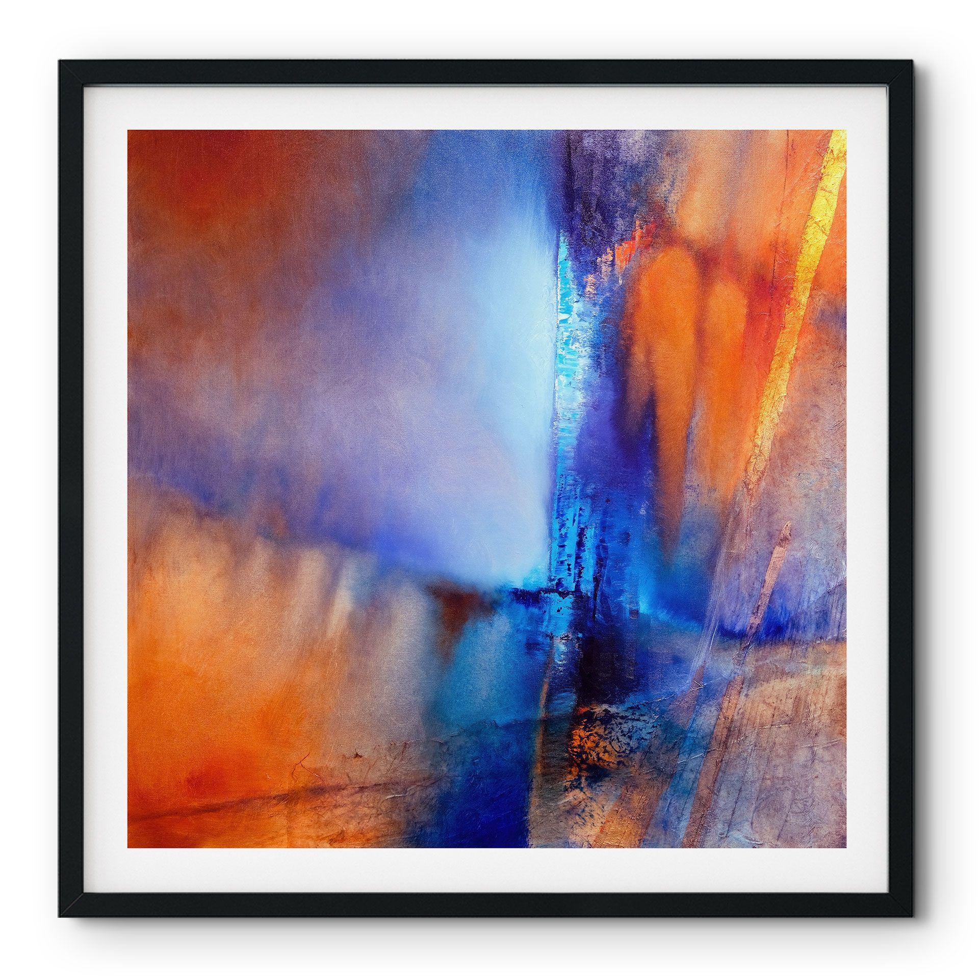 Póster Contraste de hielo y brasas - Schmucker - Cuadrado