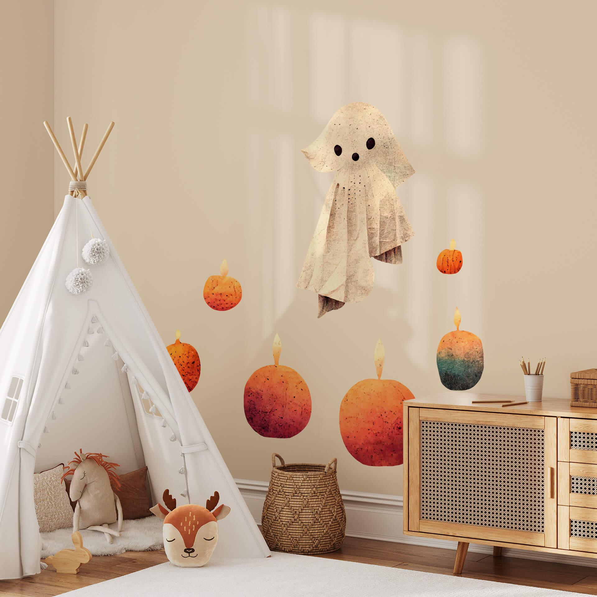 Wallsticker Treechild - Lille spøgelse
