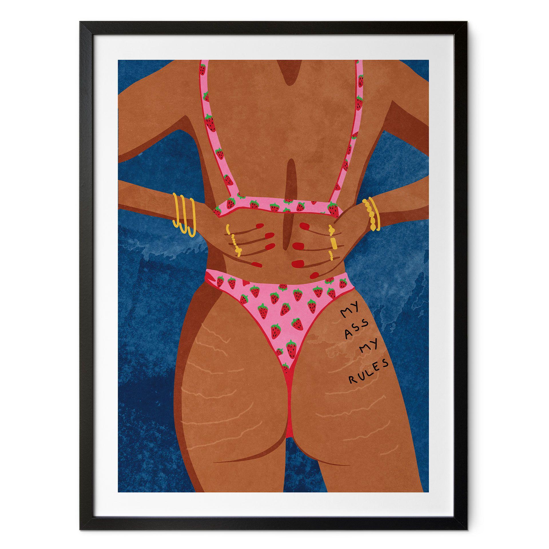 Póster My ass my rules | Feminismo - Oltmanns
