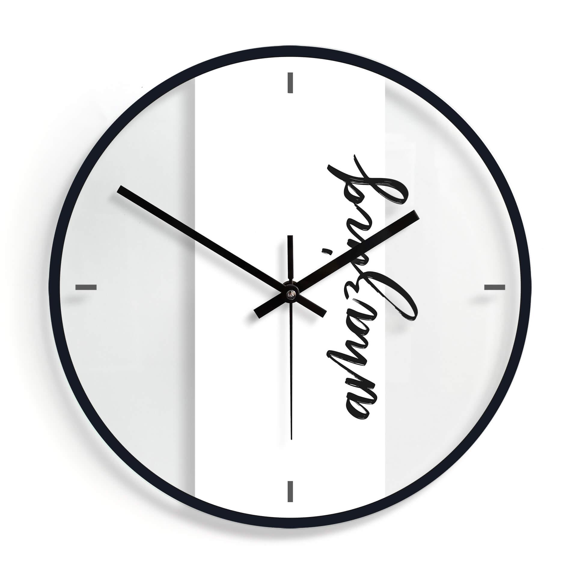 Horloge murale en verre - Amazing 