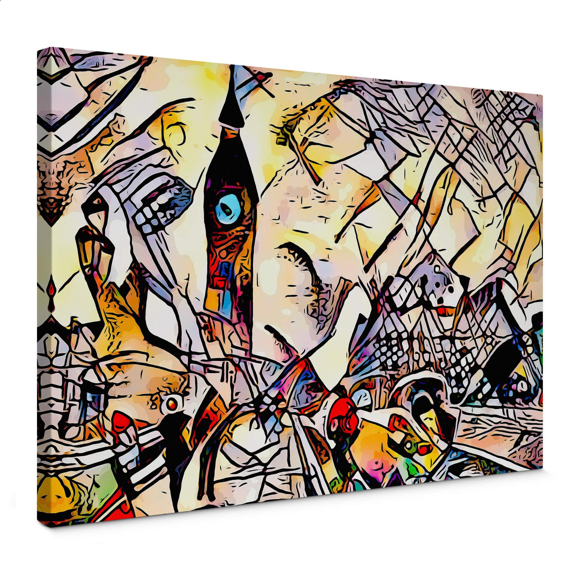 Lienzo Zamart - Kandinsky y el Big Ben de Londres