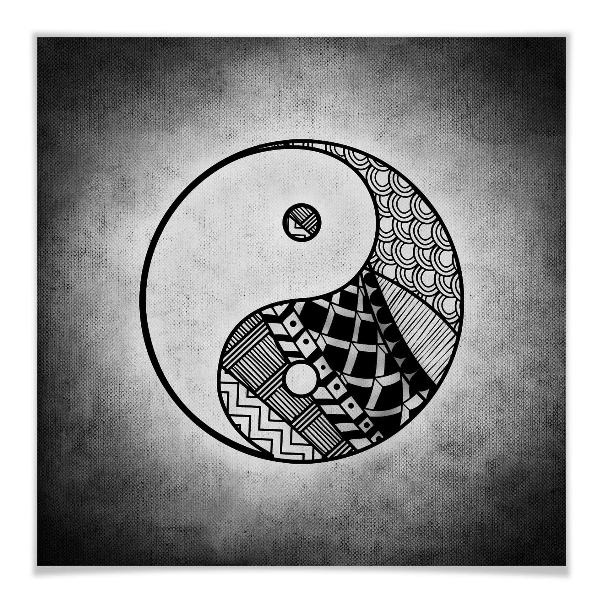 Postr - Yin et Yang - carré