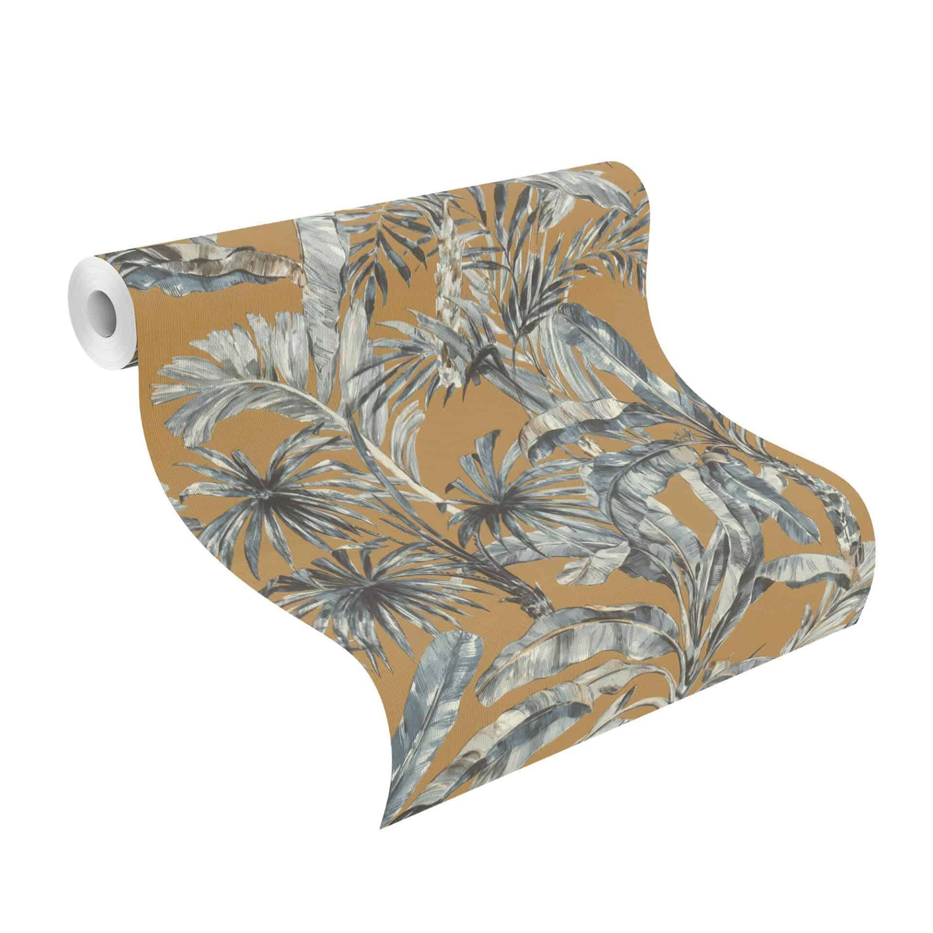 Rasch Papier peint intissé à motifs Florentine III marron cognac