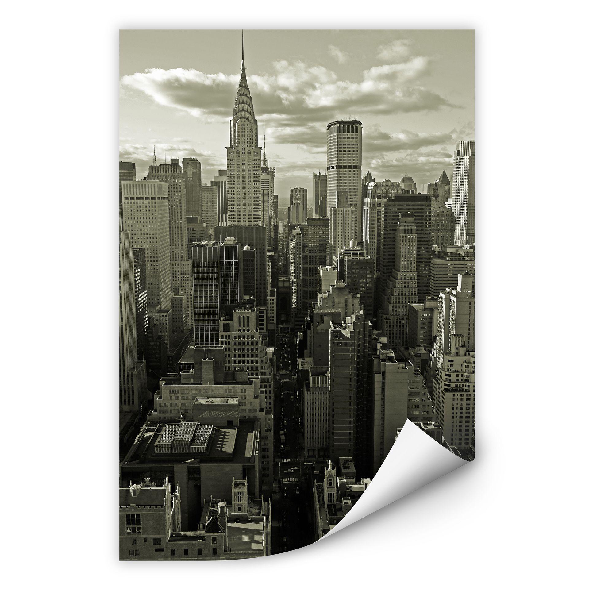 Zelfklevende Poster - Manhattan   