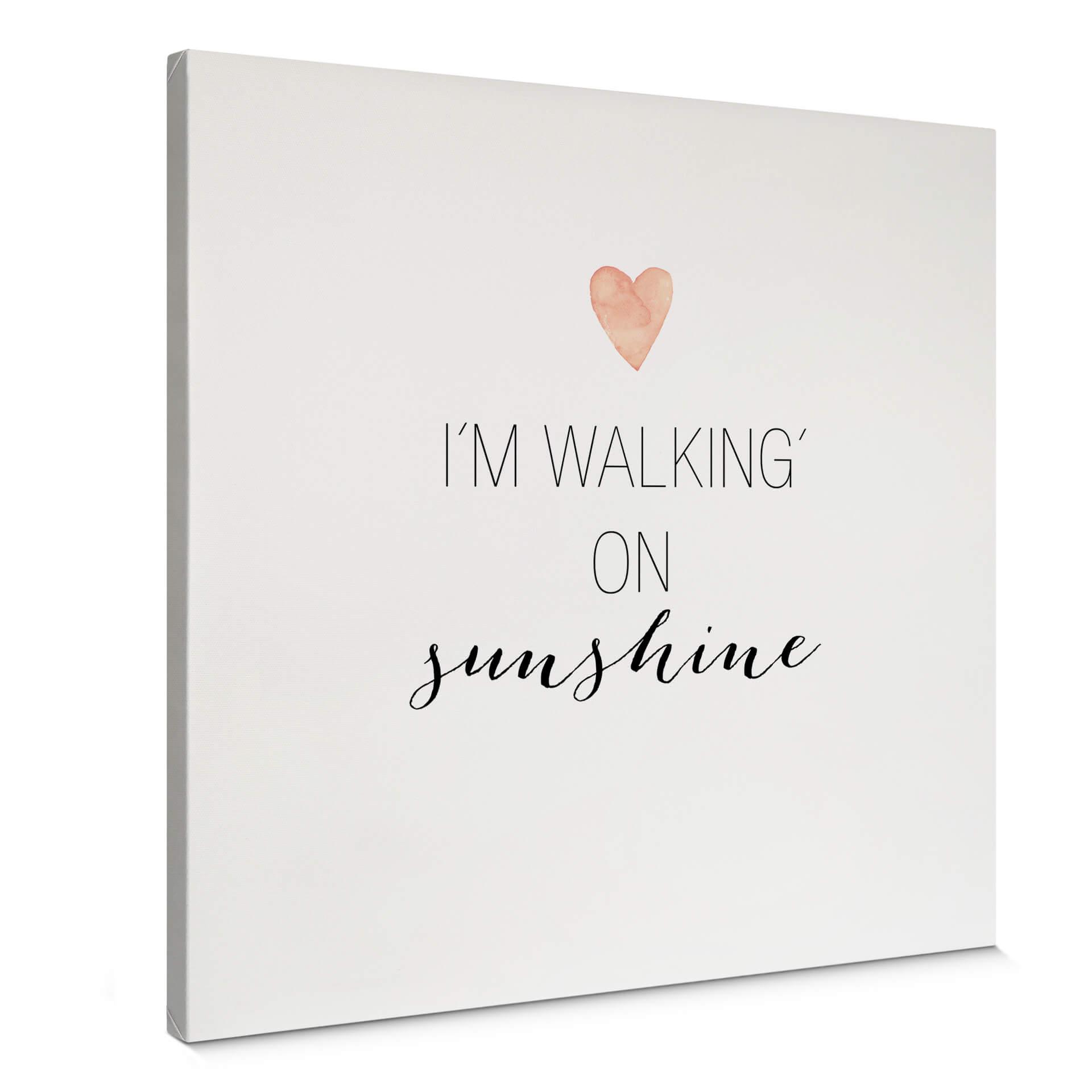 Lienzo Confetti & Cream - I'm walking on sunshine