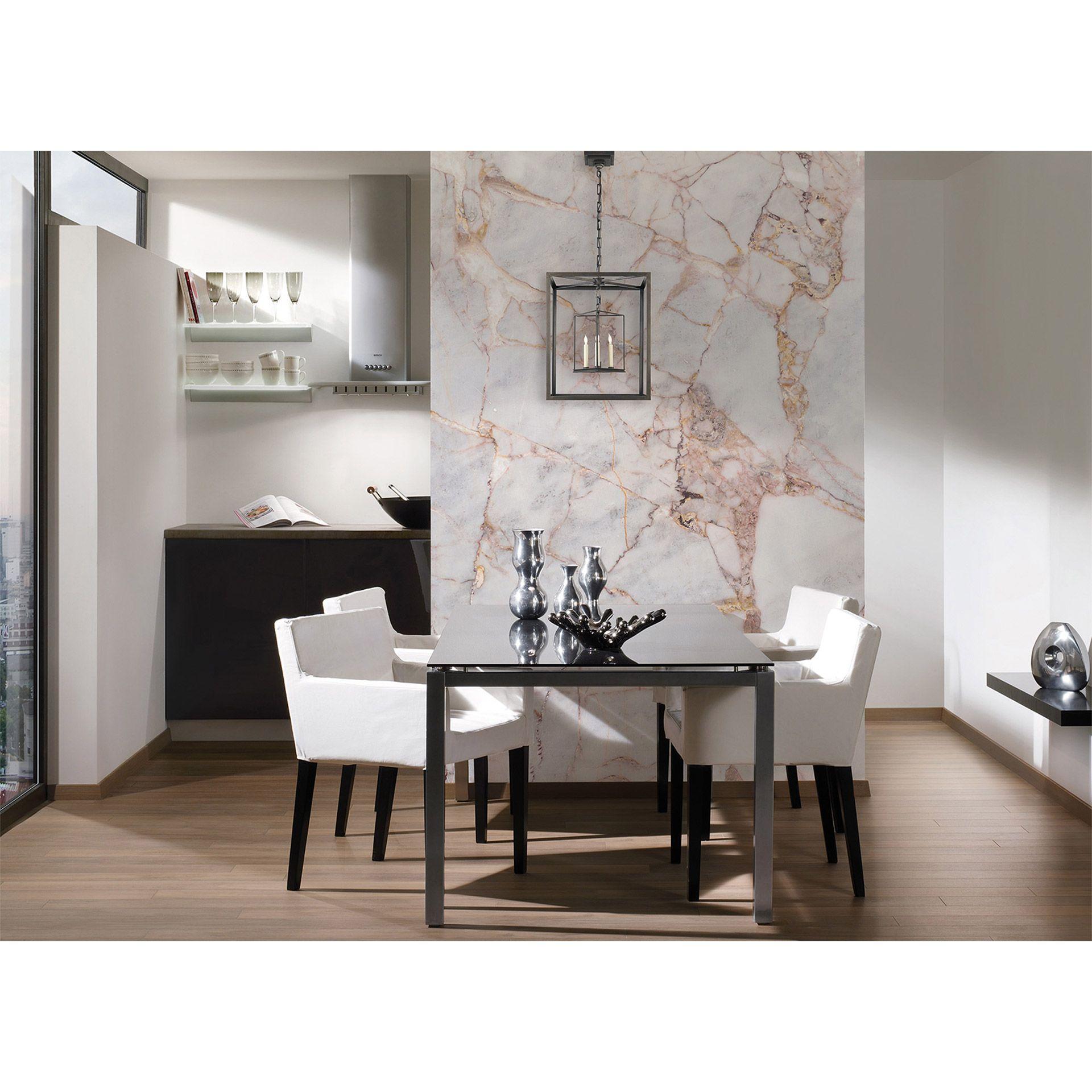 Non-woven tapet Designwalls i hvid og grå non-woven tapet gråLightMarble stenoptik moderne
