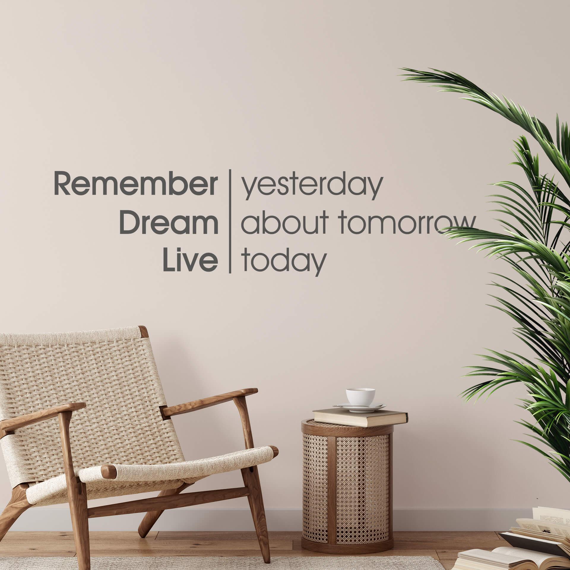 Wallsticker -   Remember Dream Live