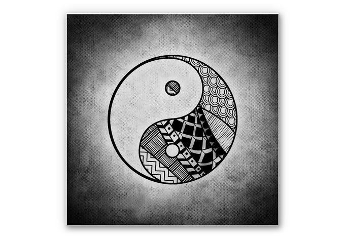Tableau Forex - Yin et Yang - carré
