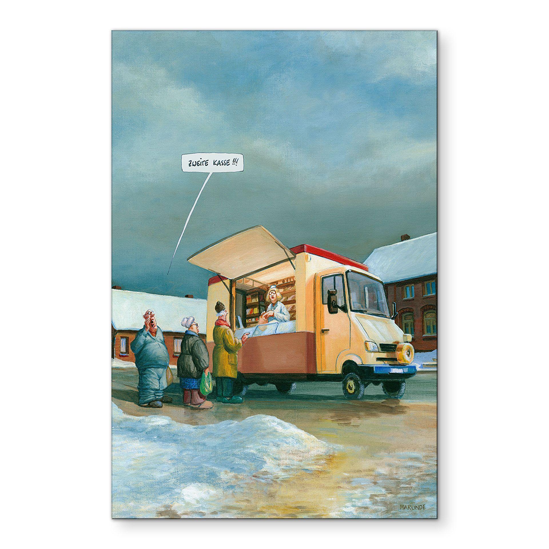 Dibond vægdekoration  Marunde - Service (2014) – print på aluminium (Alu-Dibond)