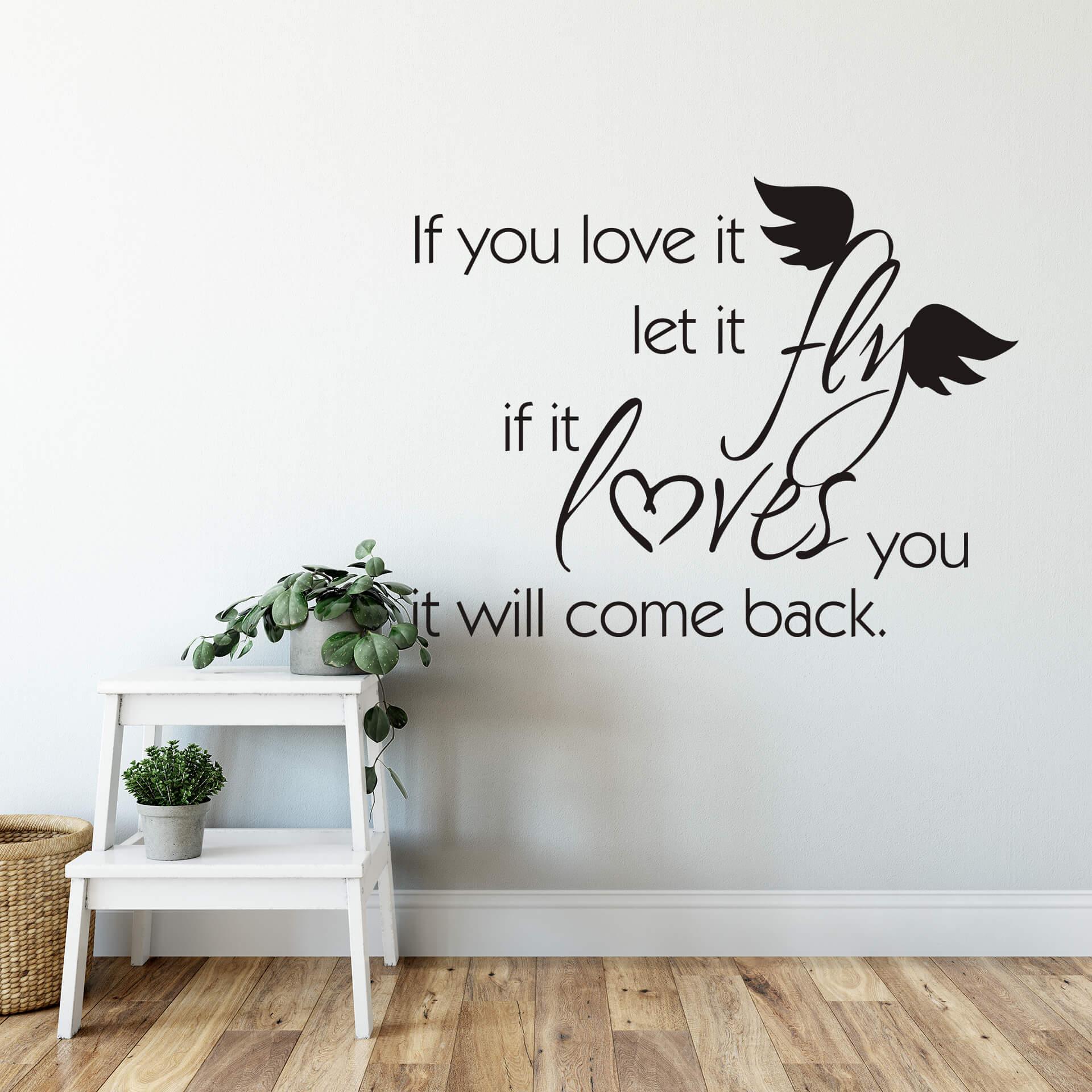 Wallsticker -  If you love it...
