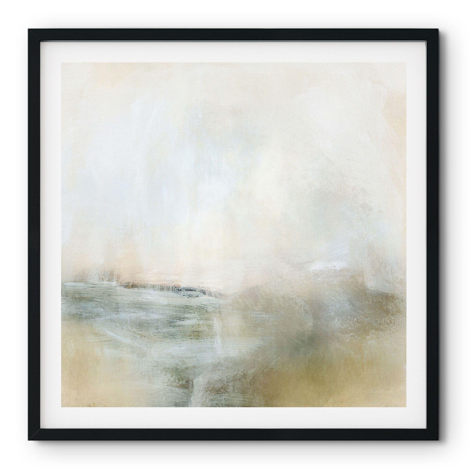Póster Abstracto Dorado - Hobday - Cuadrado