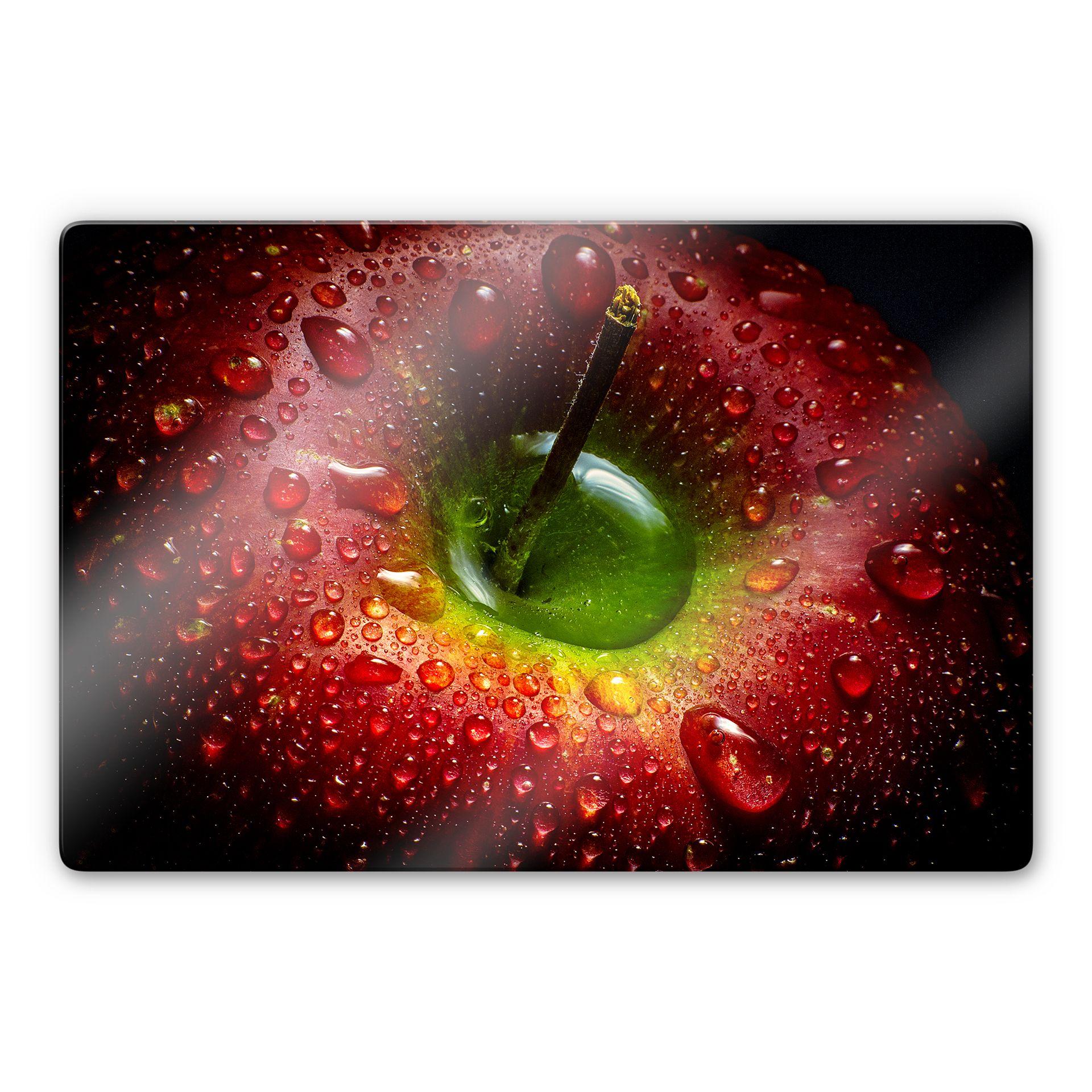 Tableau sur verre Ianeva - Pomme rouge