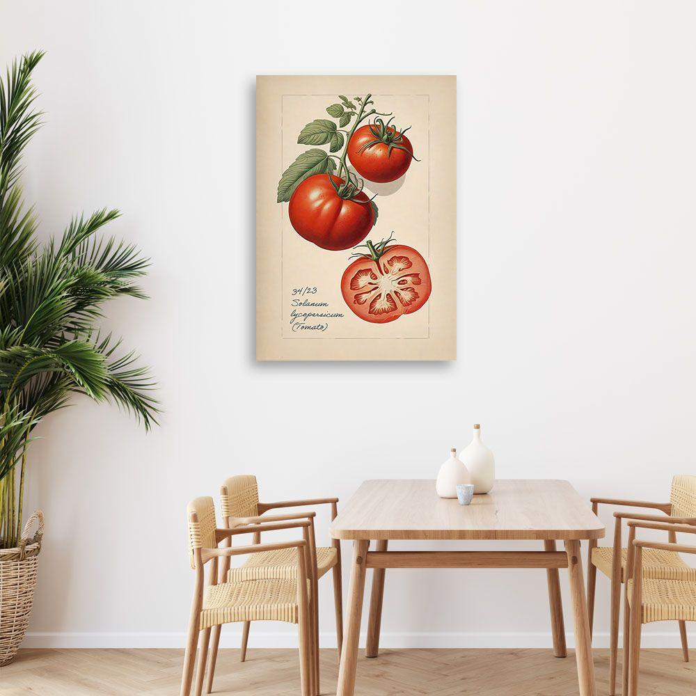 Canvasbillede, frugthøst tomat