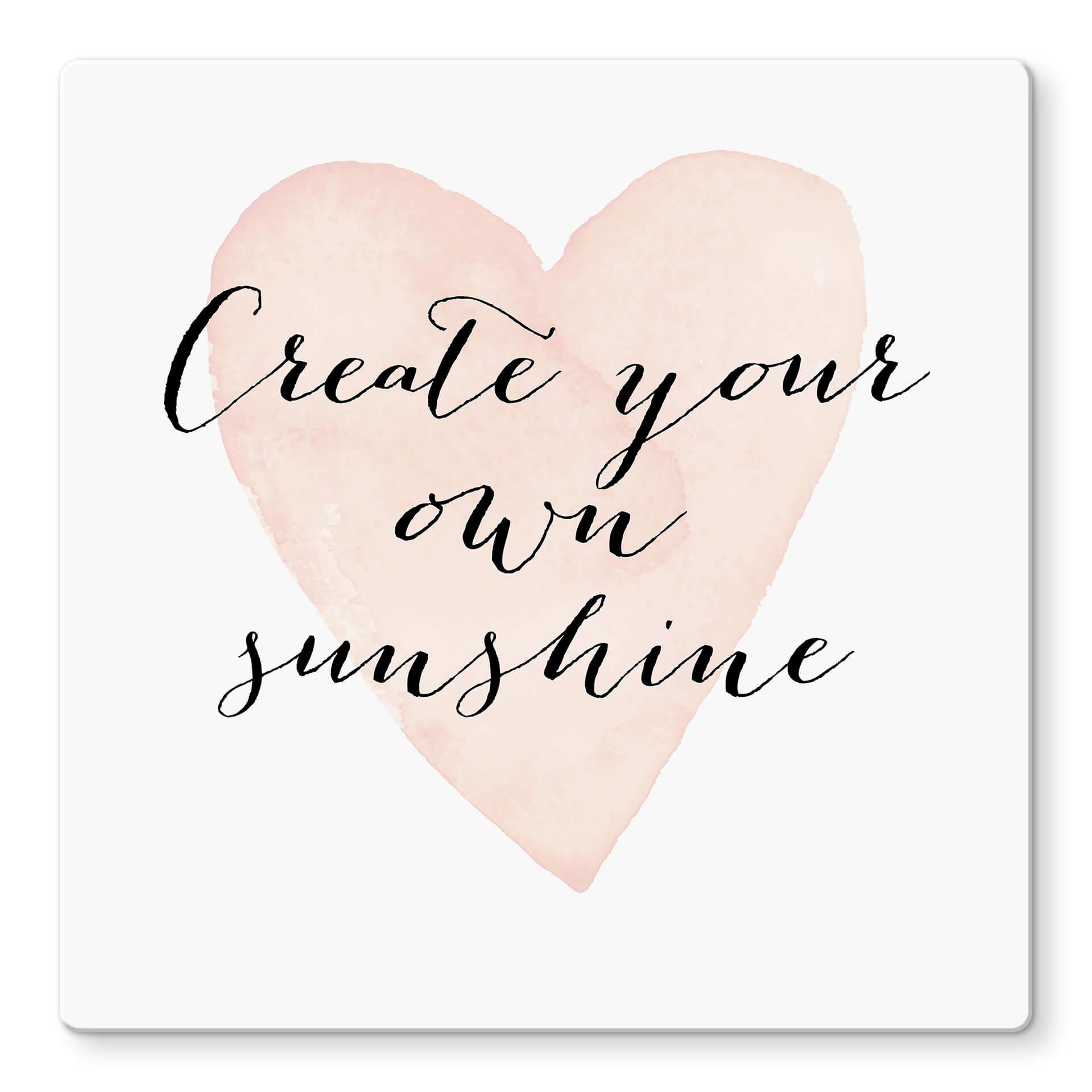 Glass Print Confetti & Cream - Sunshine